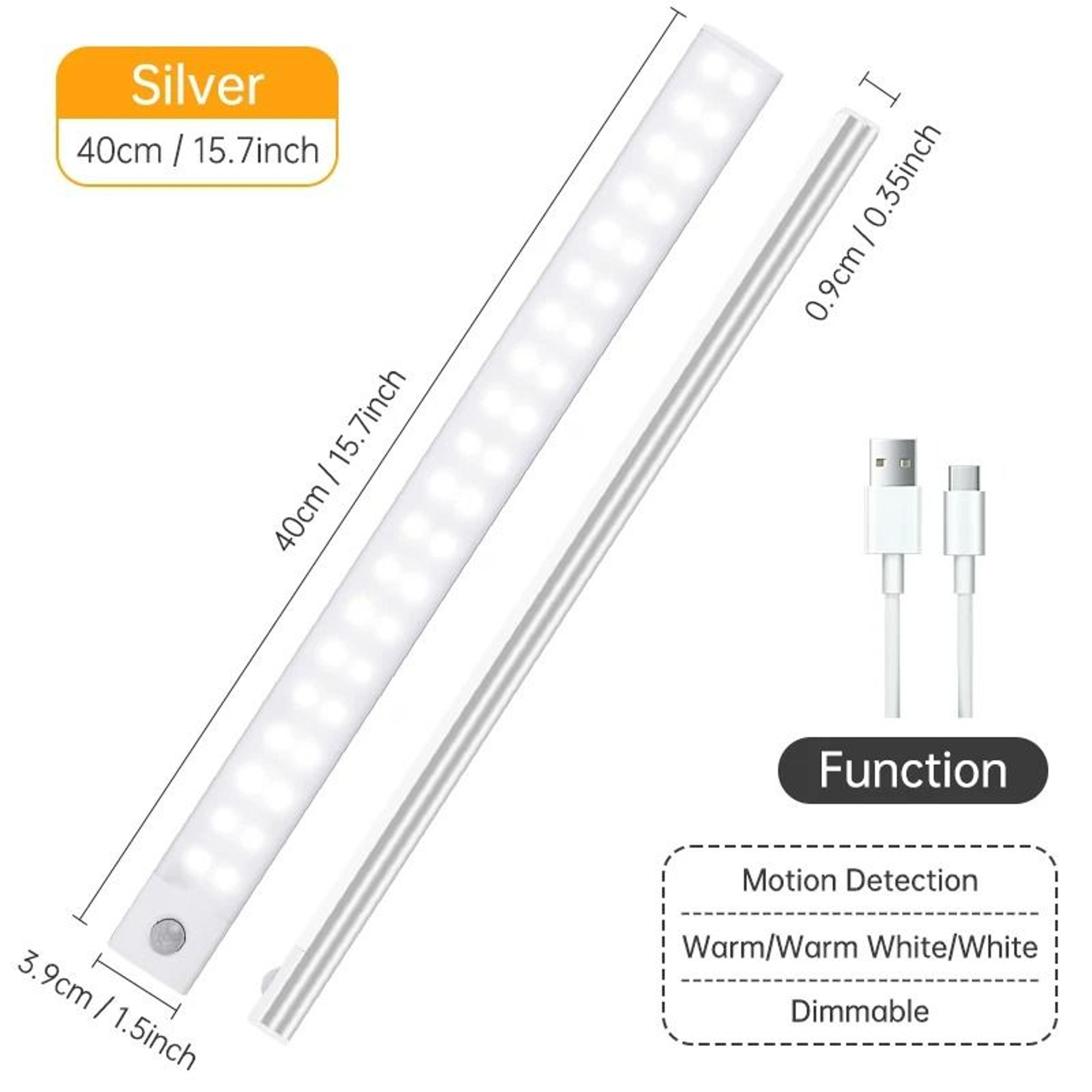 Elite Rechargeable Motion Sensor LED UnderCabinet Light Bar 13