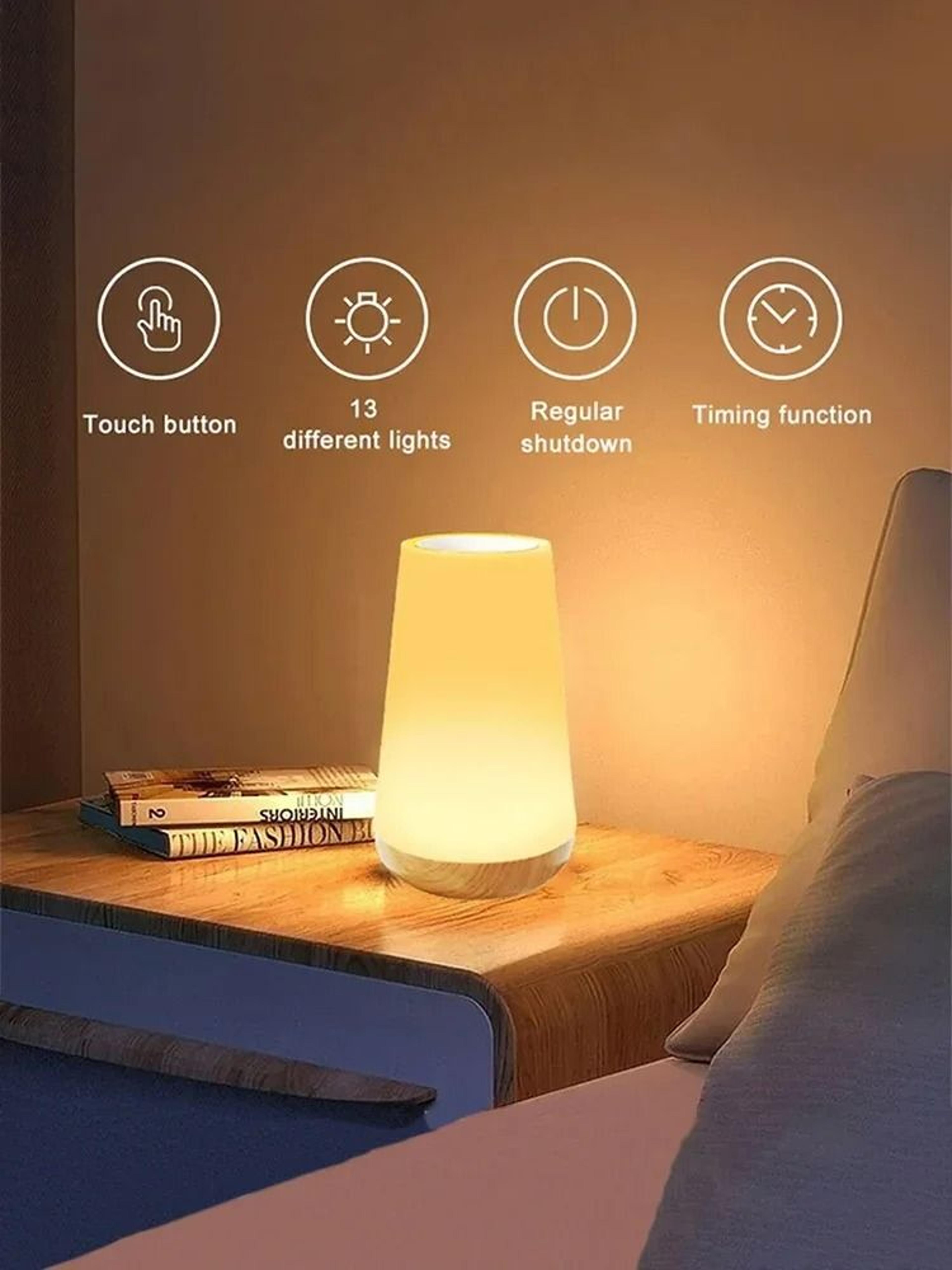 13Color Rechargeable Touch LED Night Light  Bedside Lamp 5