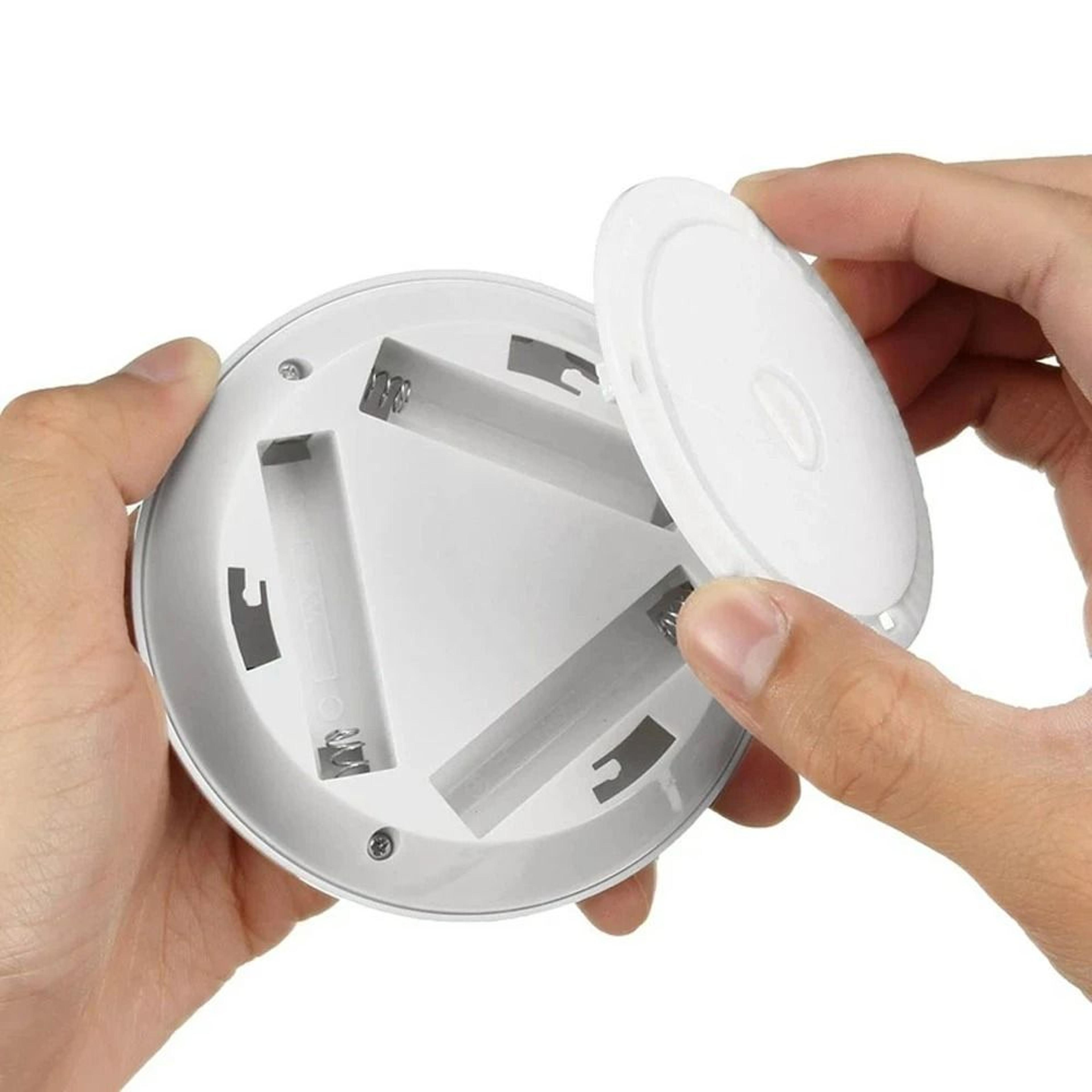 Dimmable Wireless LED Under Cabinet Light Set Remote Control Puck Night Lights 4