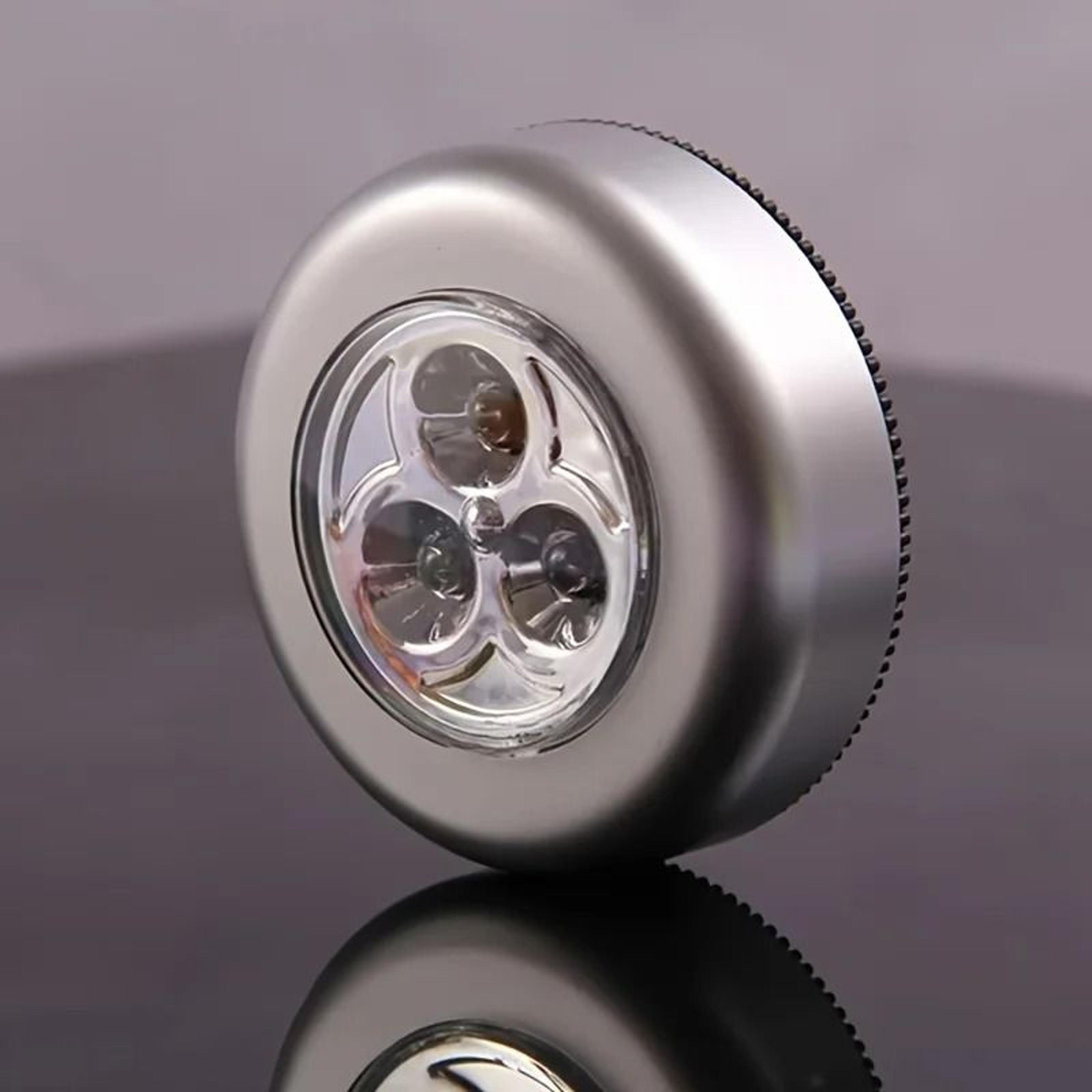 10 pack mini self-adhesive led push lights battery-operated cabinet night lamp set