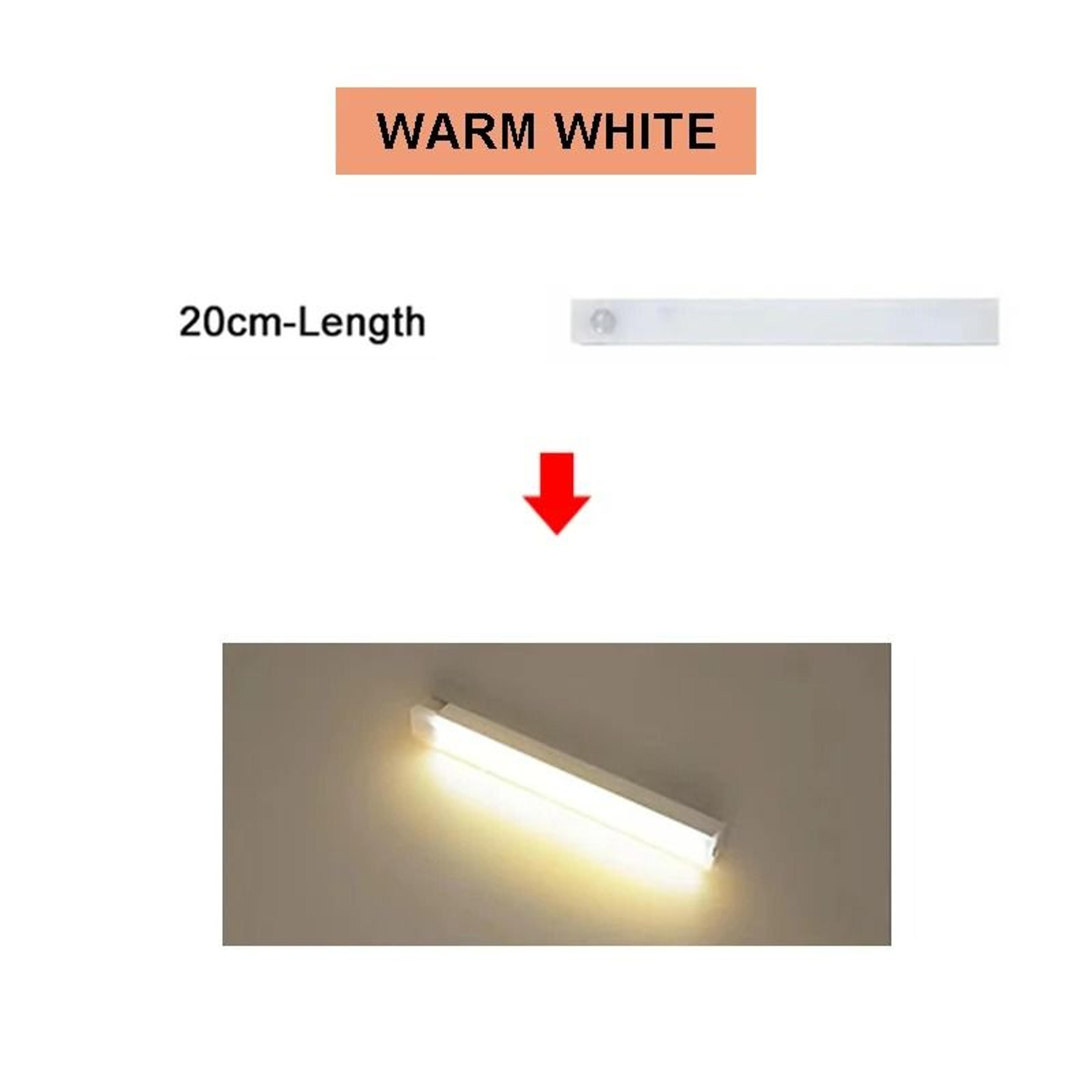 Rechargeable LED Motion Sensor Under Cabinet Light Magnetic Wall Bar Lamp 13