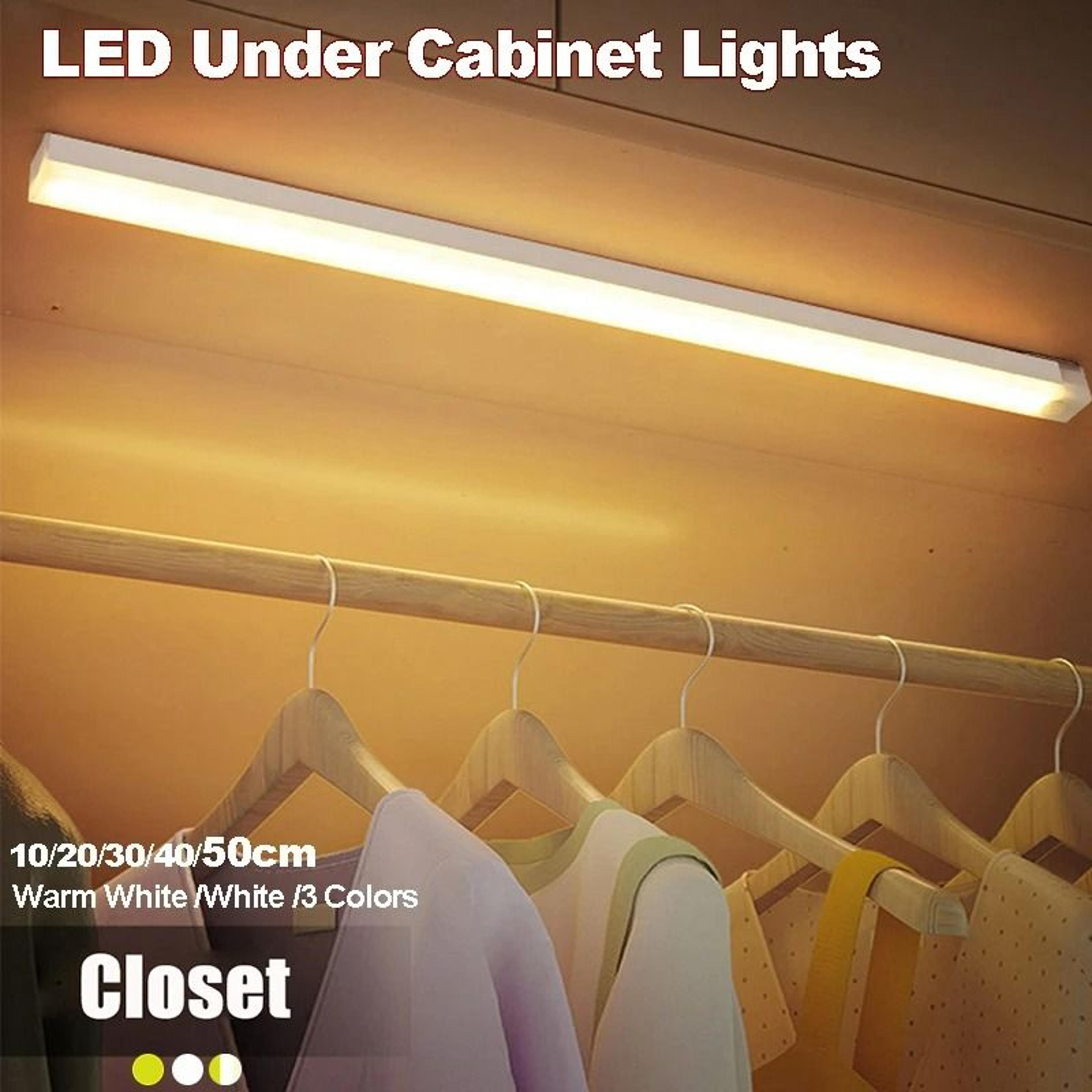 rechargeable led motion sensor under cabinet light magnetic wall bar lamp