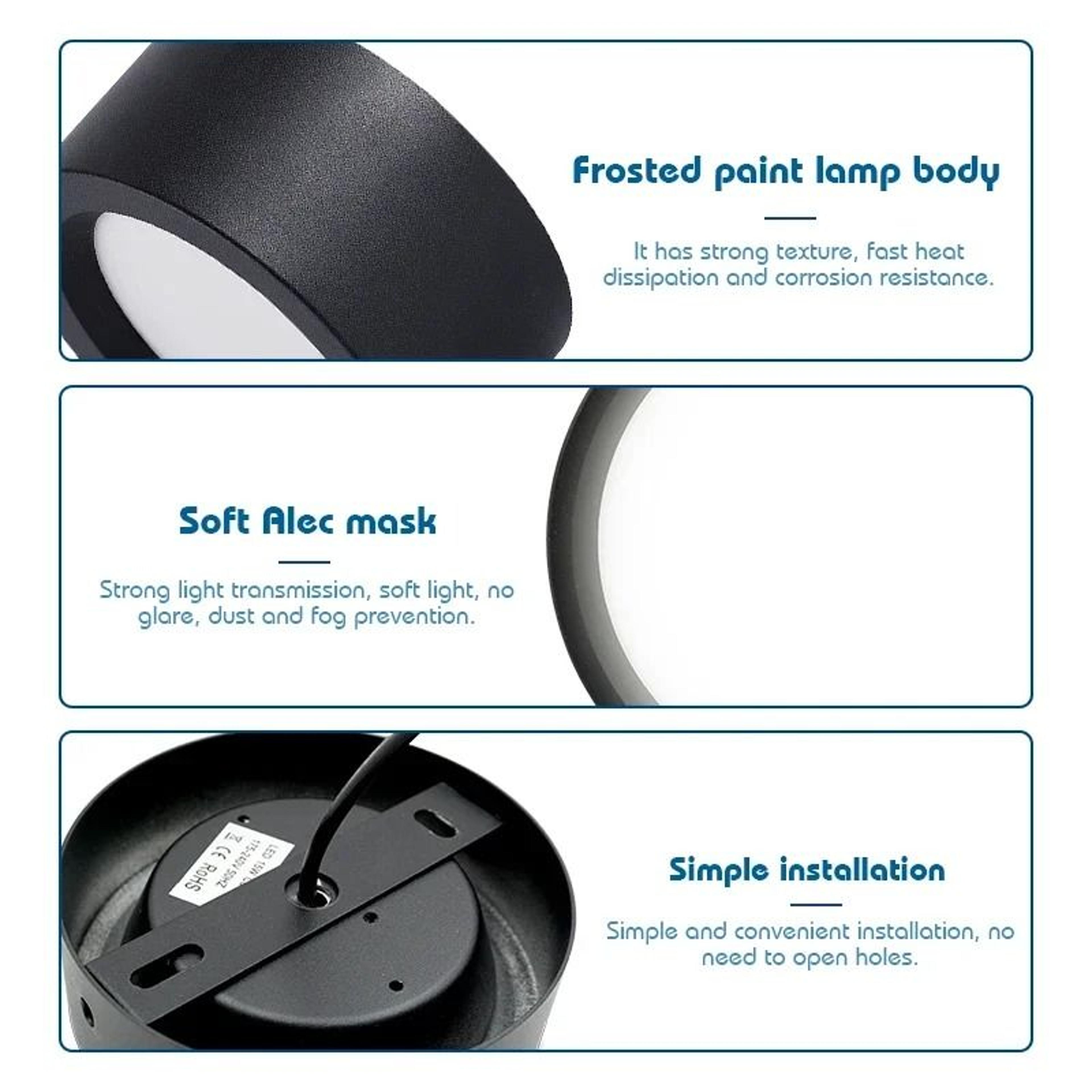 Surface Mounted LED Downlight Modern Ceiling Spot Lamp Fixture 3