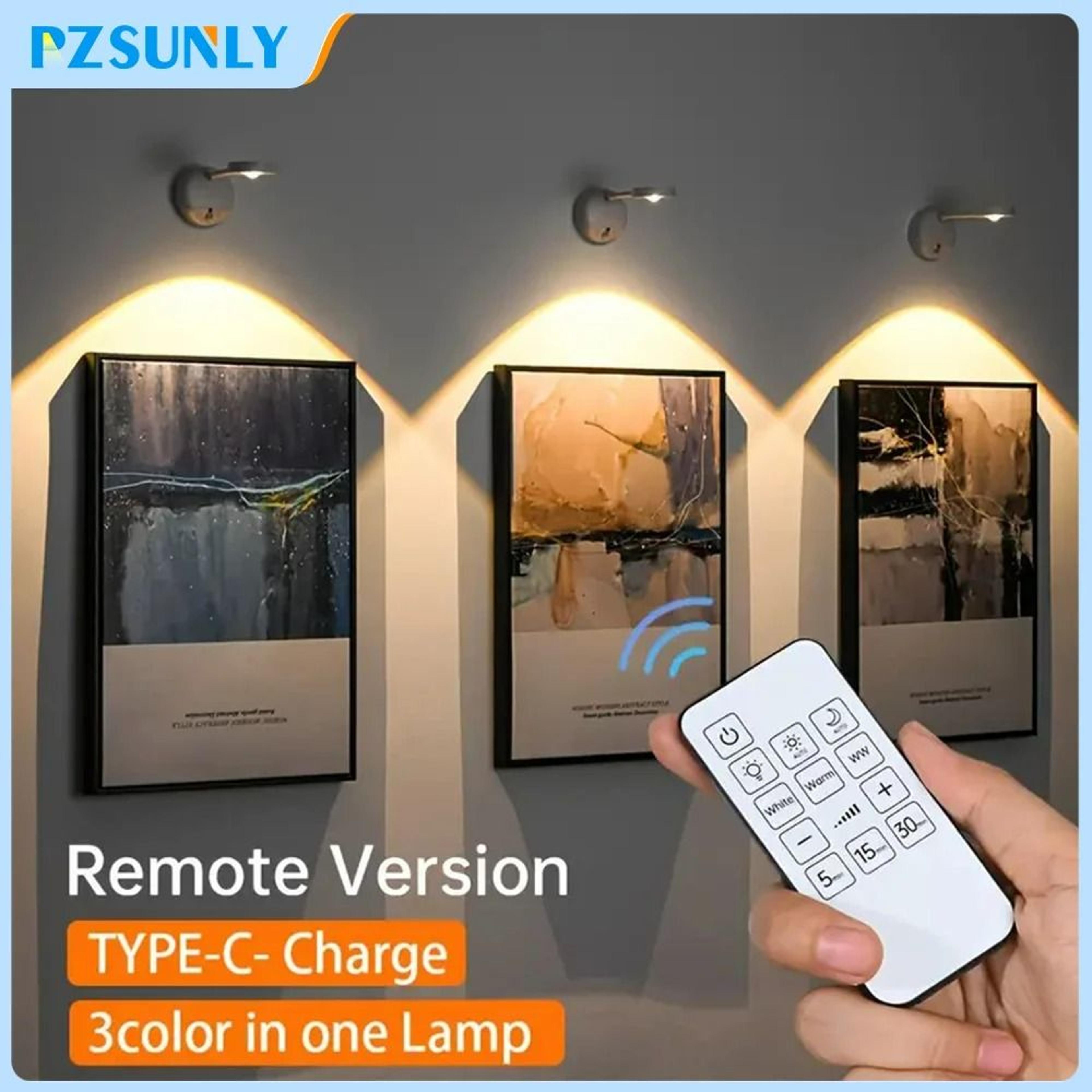 Wireless Motion Sensor LED Wall Sconce USB Rechargeable Indoor Night Light 1