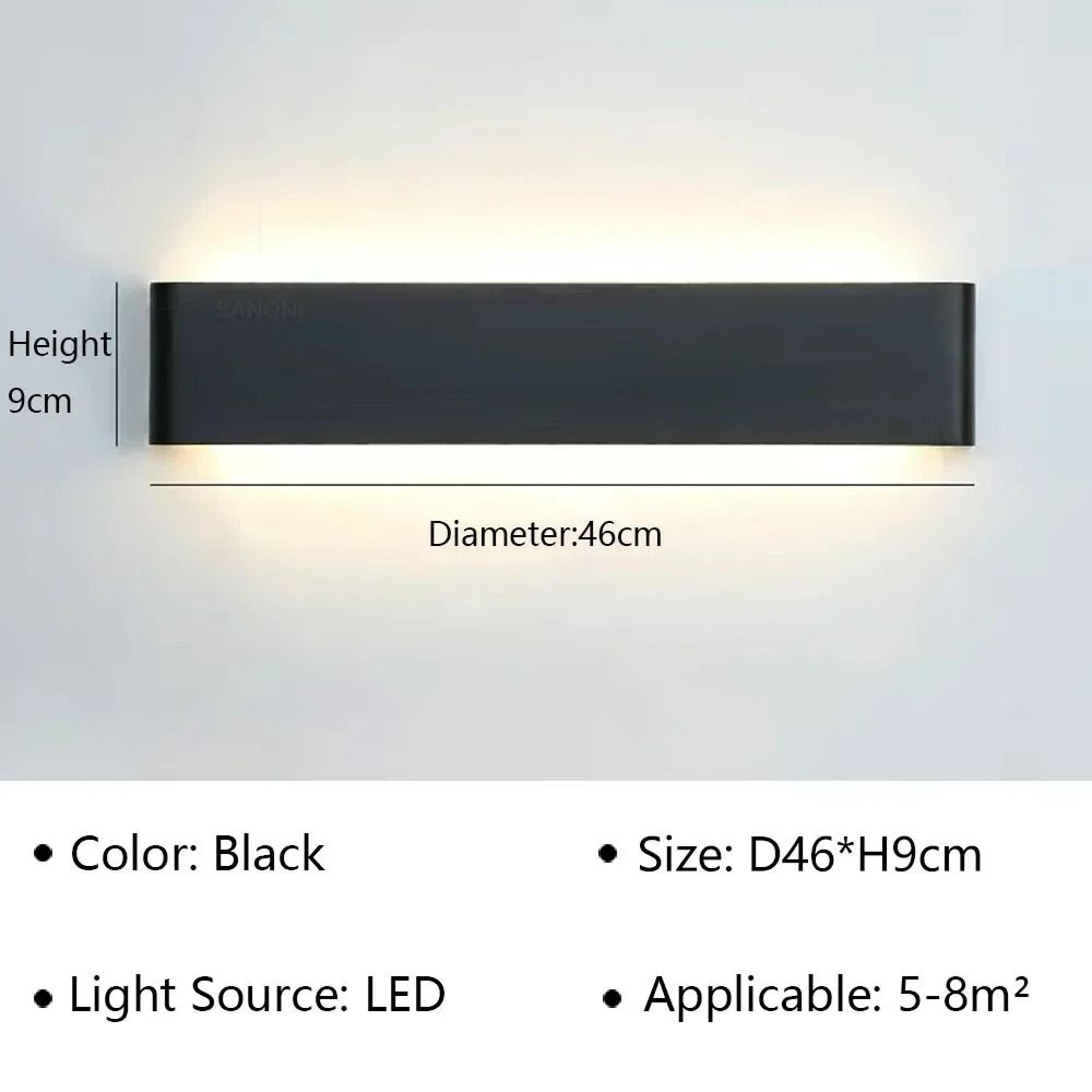 Modern LED Indoor Wall Sconce Fixture Decorative Linear Wall Lamp 17