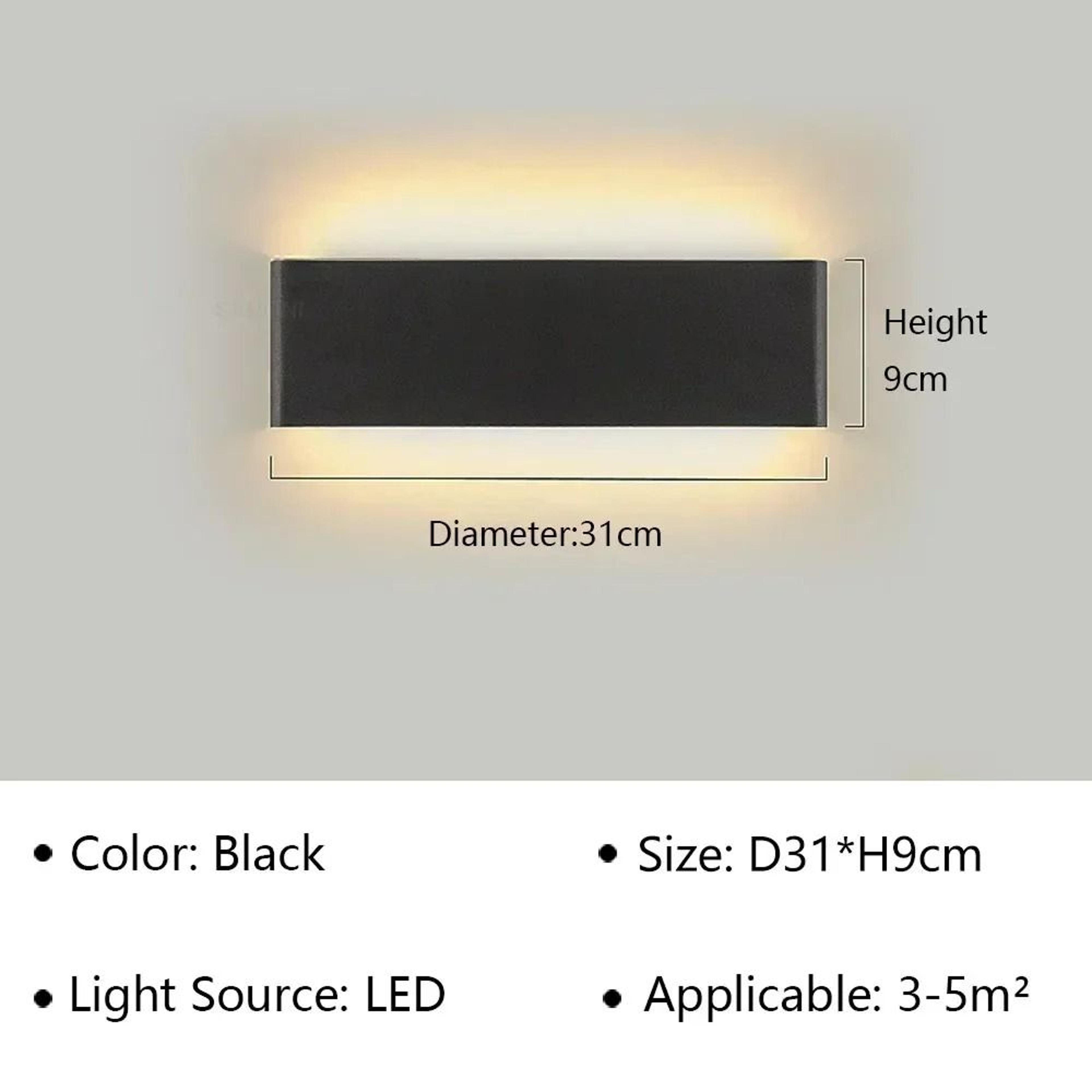 Modern LED Indoor Wall Sconce Fixture Decorative Linear Wall Lamp 12