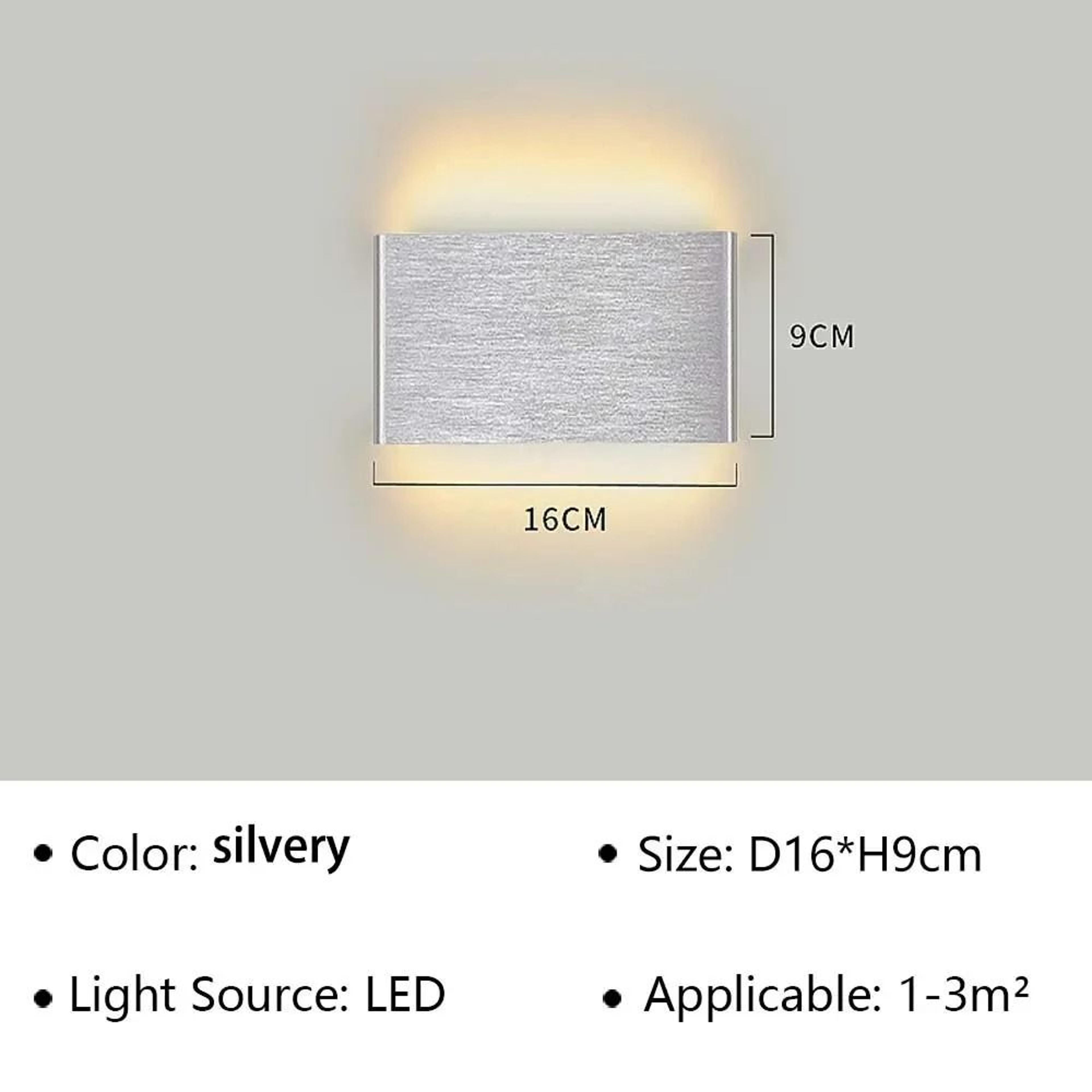Modern LED Indoor Wall Sconce Fixture Decorative Linear Wall Lamp 6