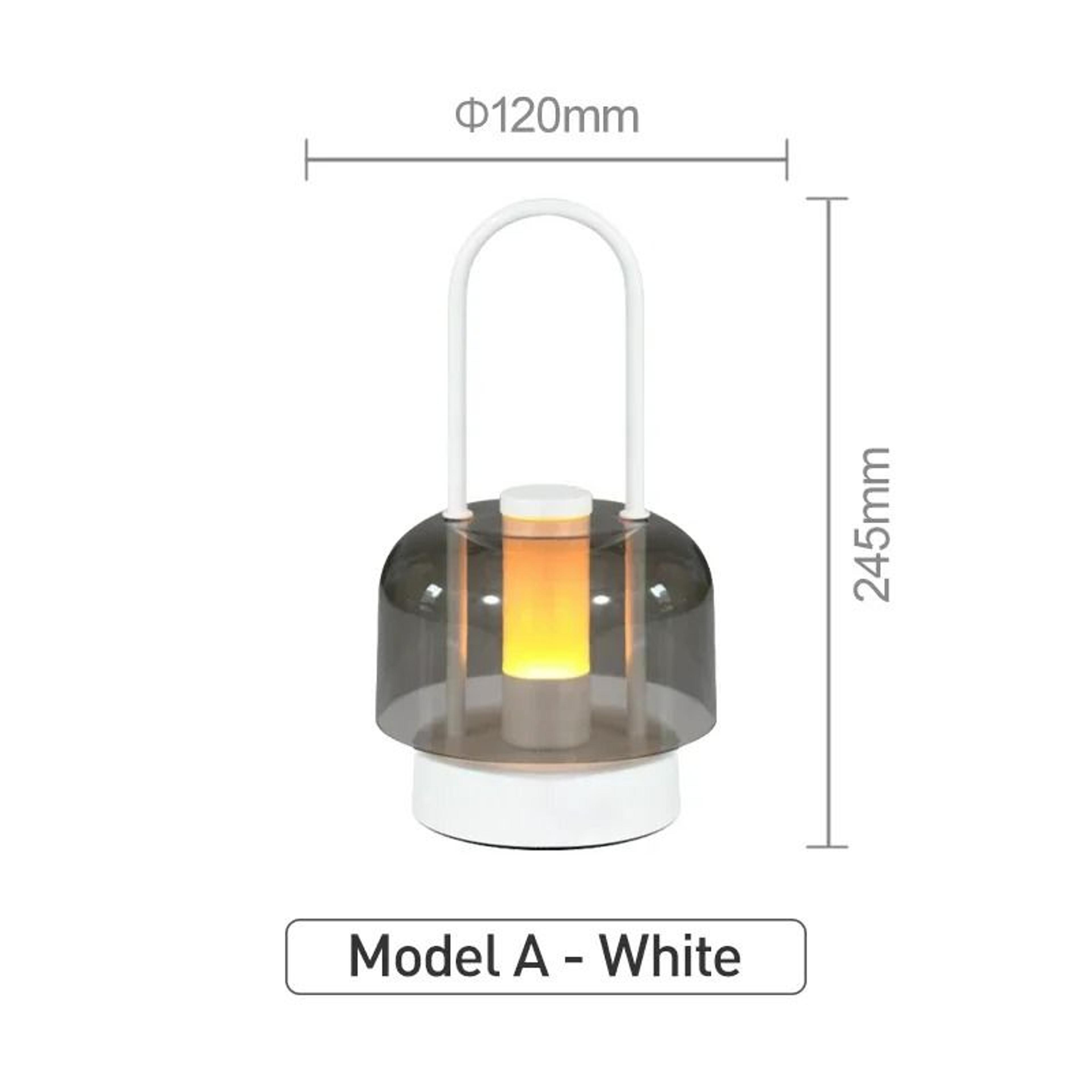 Modern Retro Nordic Rechargeable Desk Lamp Wireless Table  Camping Night Light 10