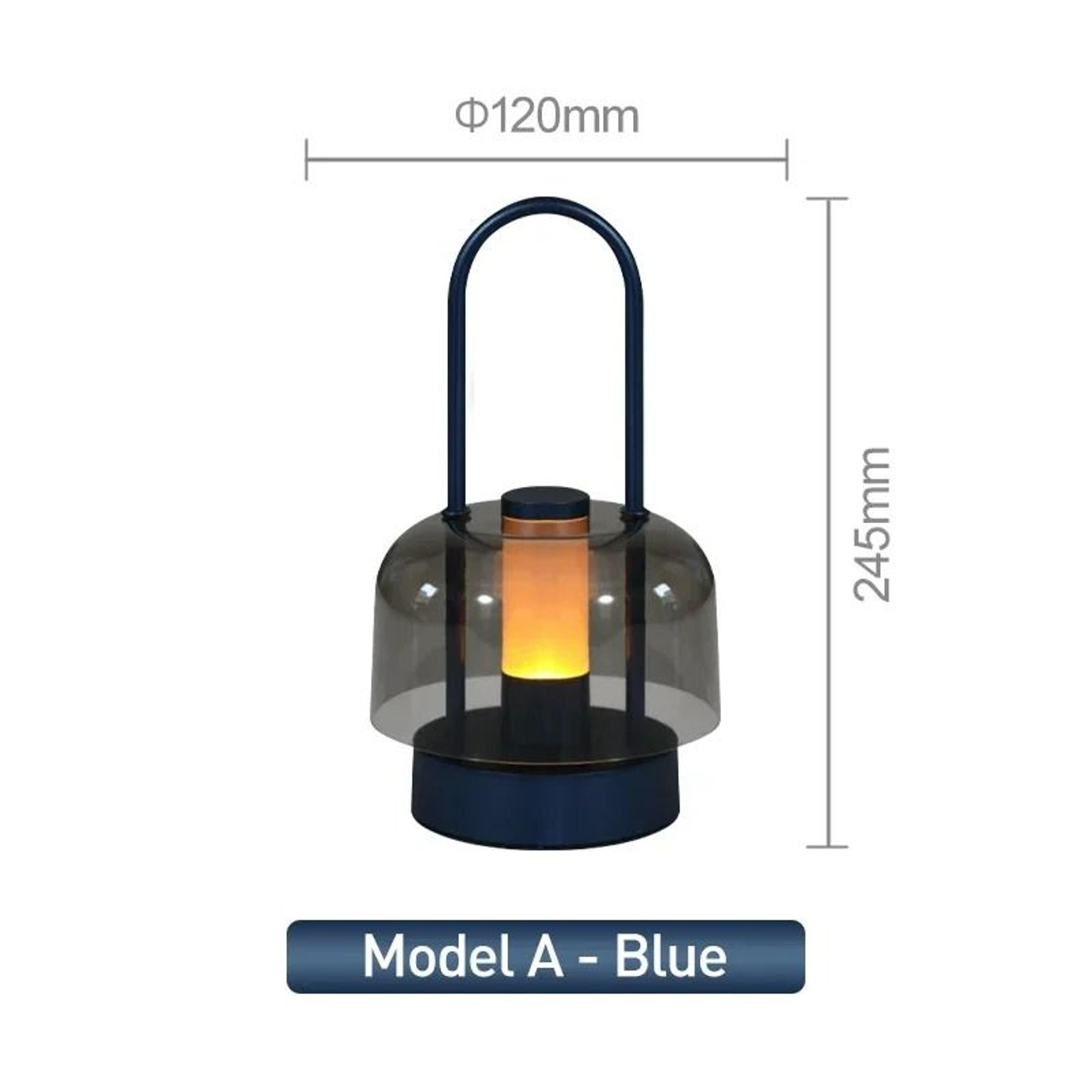 Modern Retro Nordic Rechargeable Desk Lamp Wireless Table  Camping Night Light 11