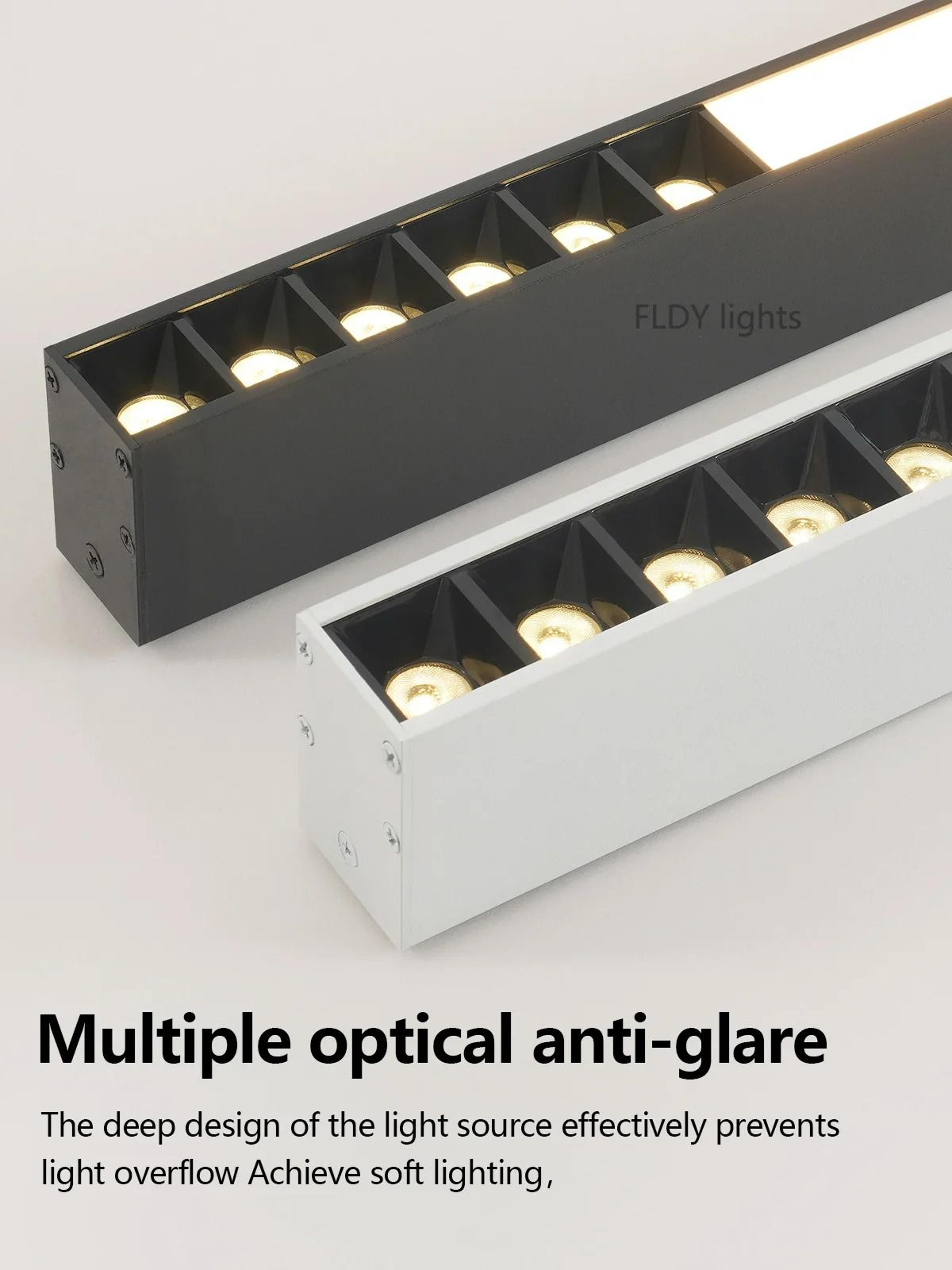 Modern Minimalist LED Linear Ceiling Lamp Fixture 6