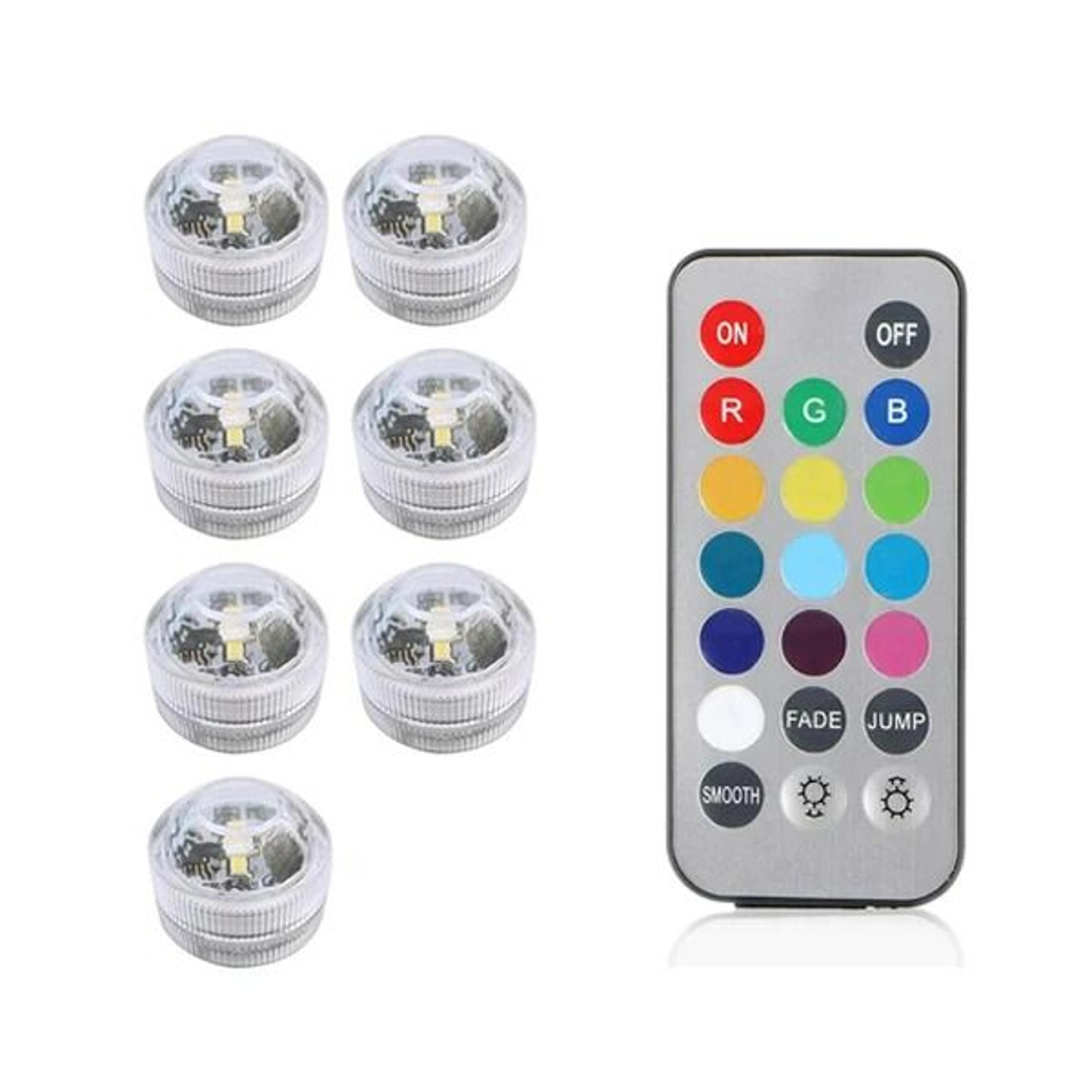 Submersible RGB LED Underwater Light Set With Remote Control 9