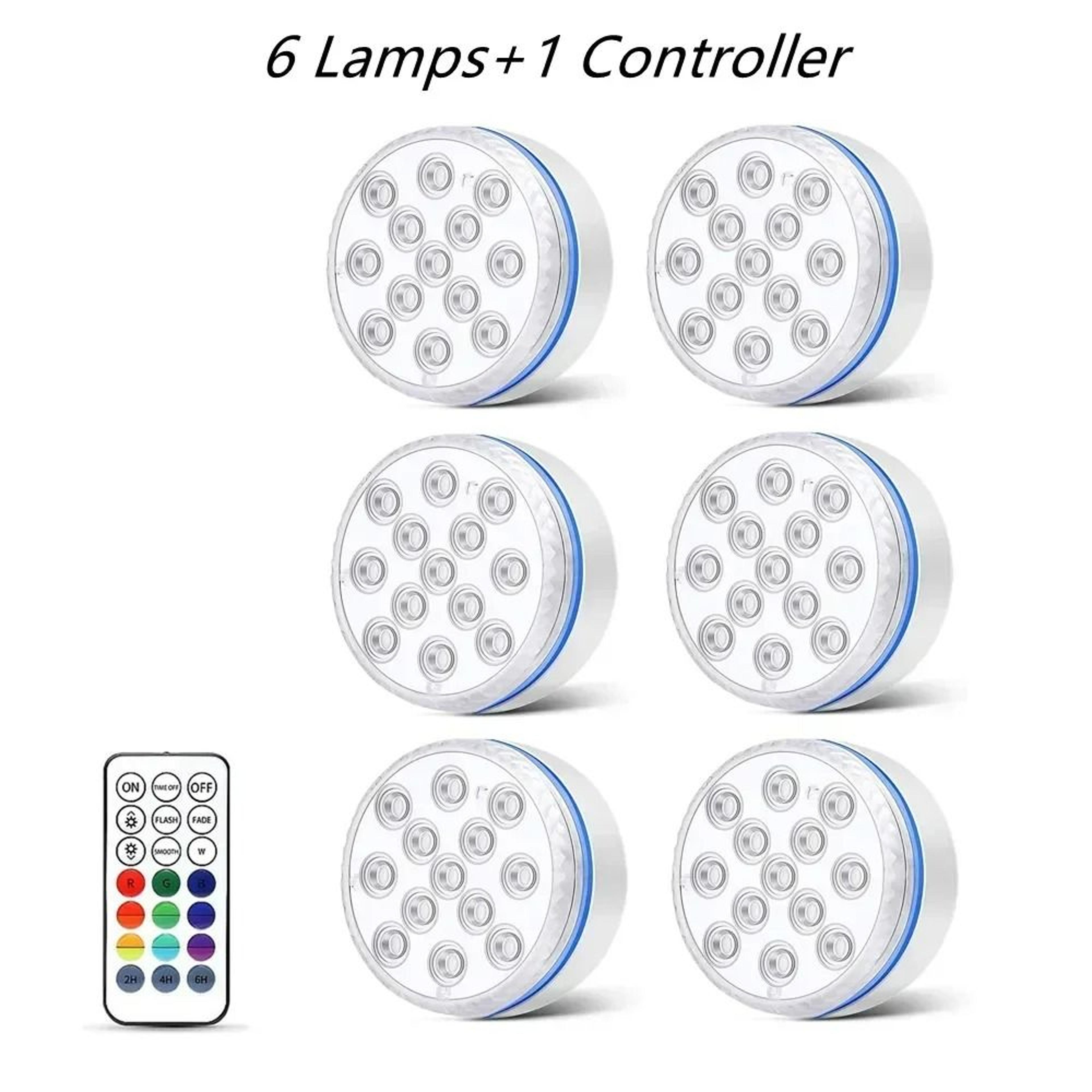 Updated Submersible 13LED Underwater Light Set With Remote Control 10