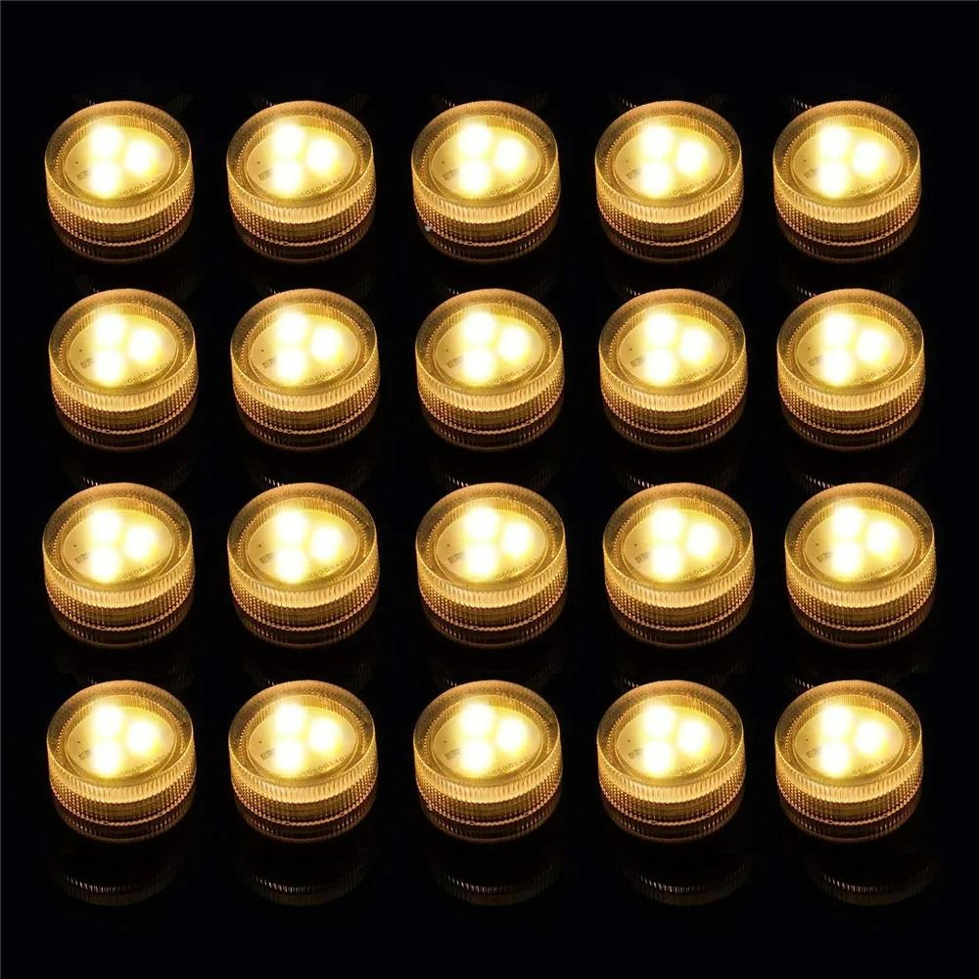 Mini Submersible BatteryPowered LED Flameless Tea Light Candles 4