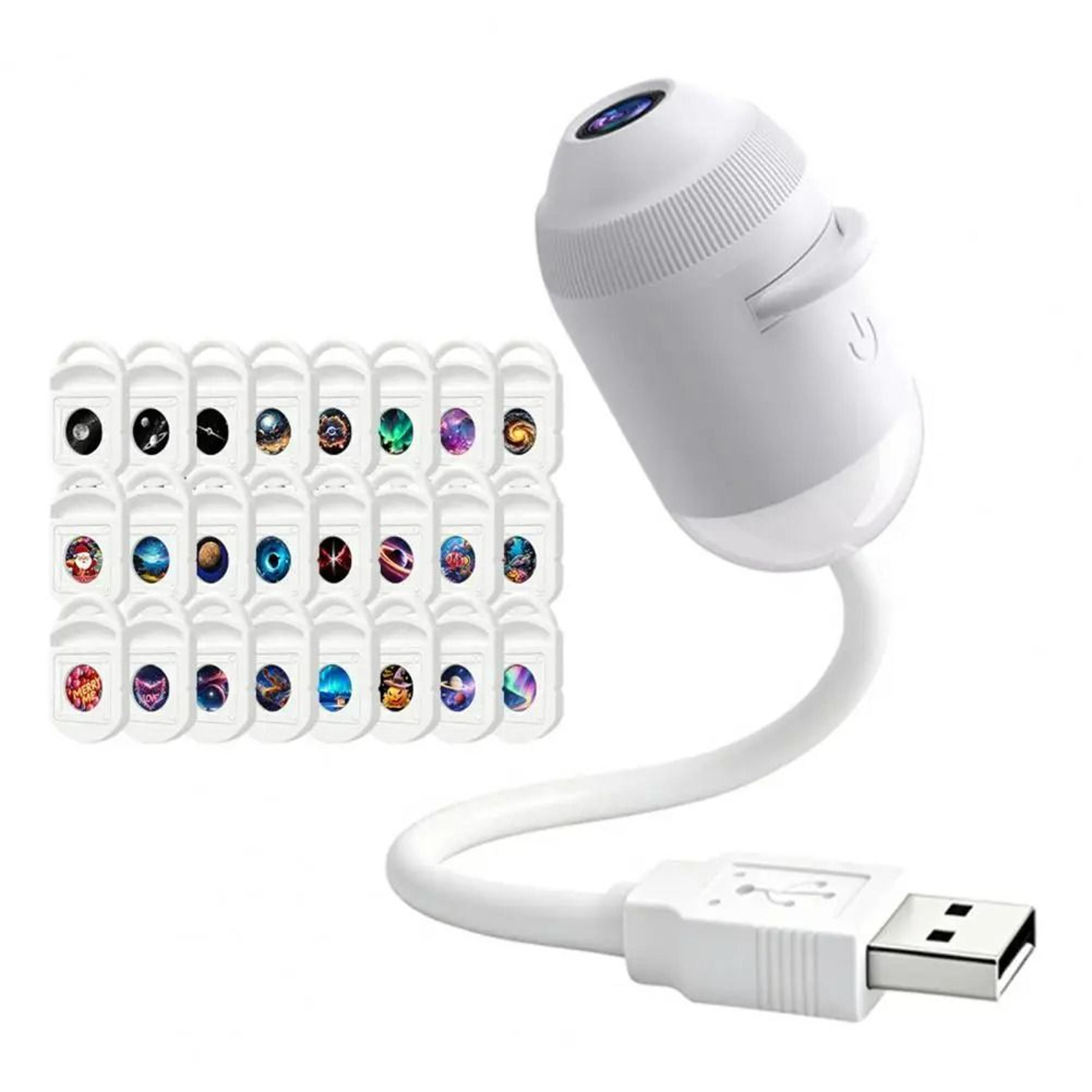 USB 2in1 Starry Sky Projector  Touch Control Night Light 9