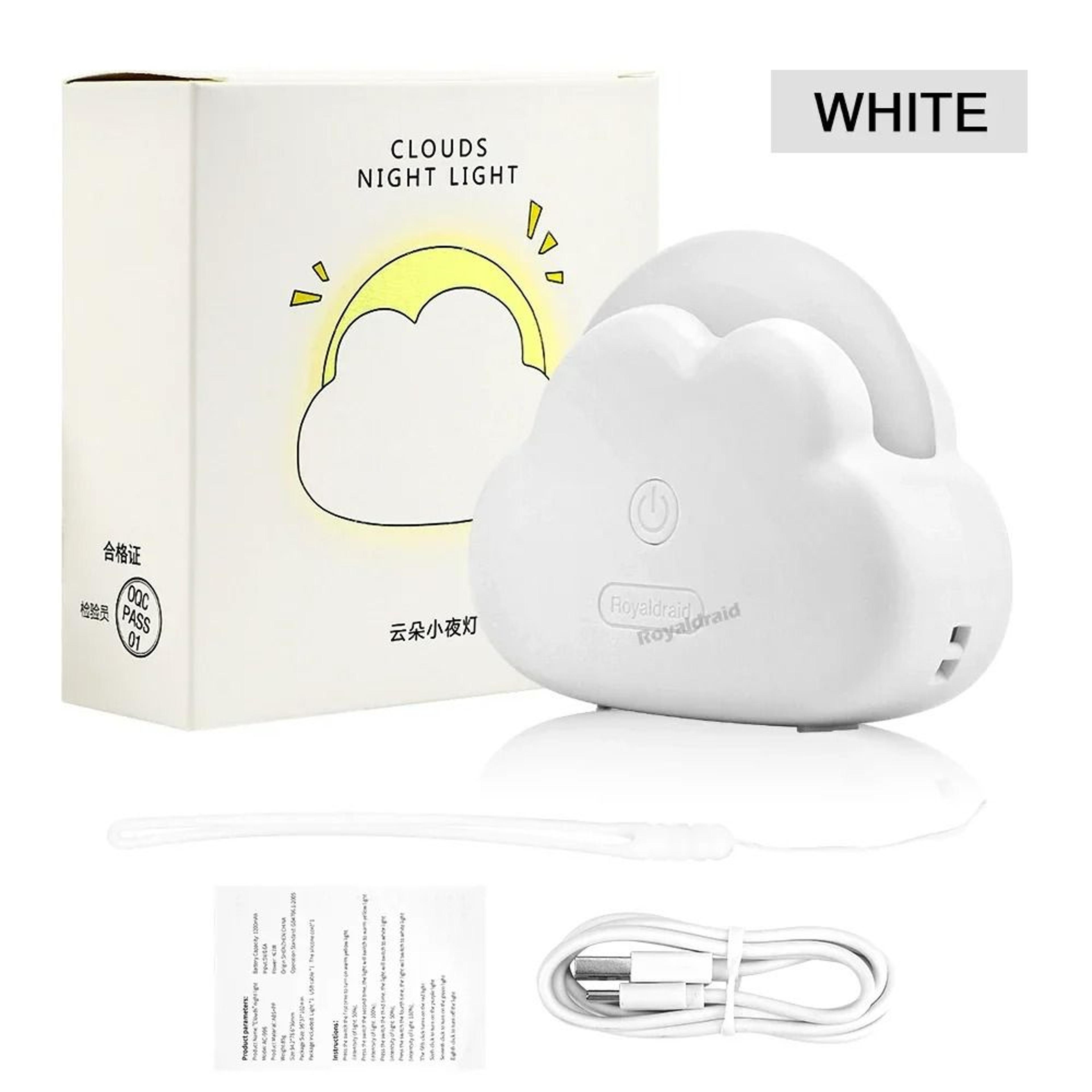 Creative Cloud Mini USB Rechargeable LED Night Light 2