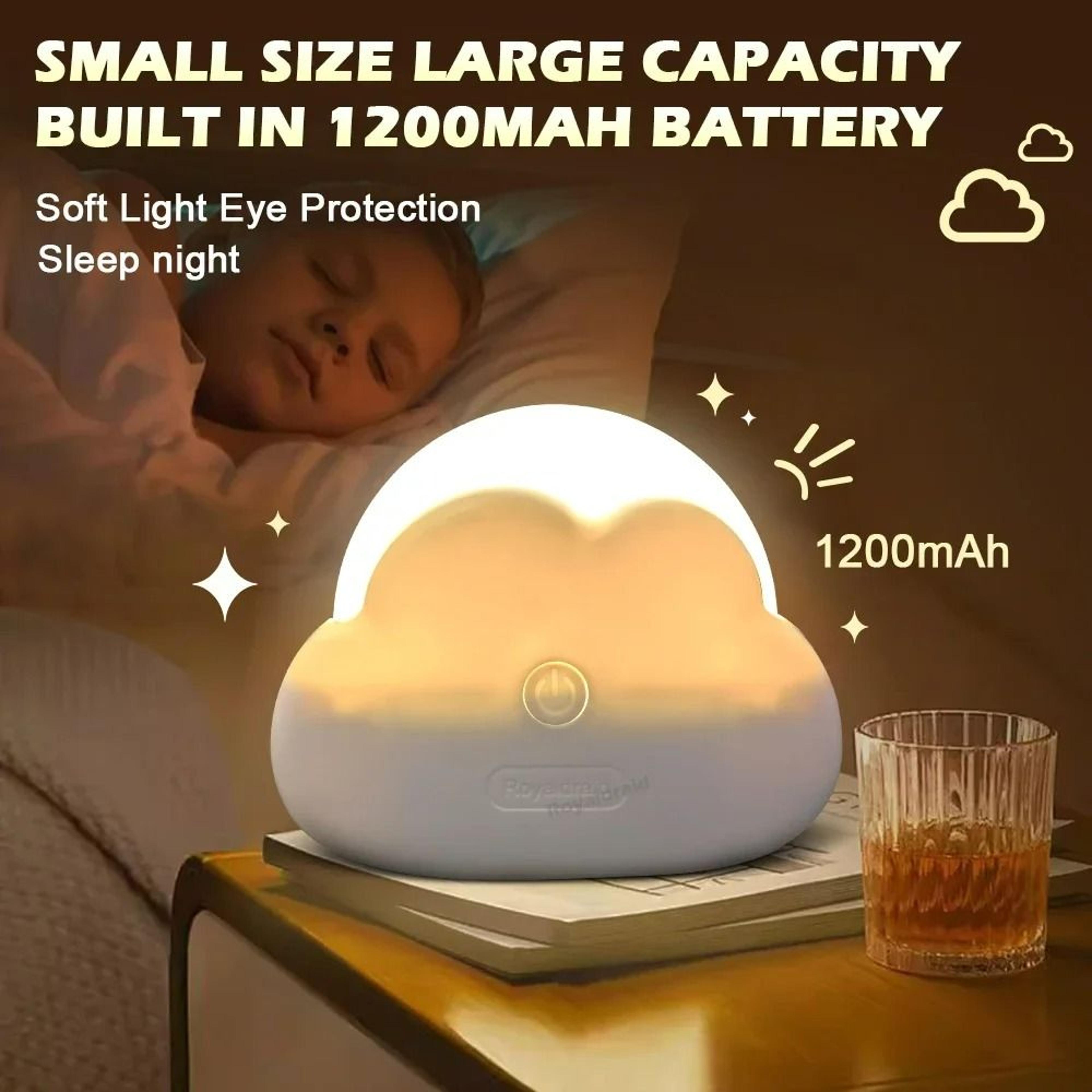 Creative Cloud Mini USB Rechargeable LED Night Light 4