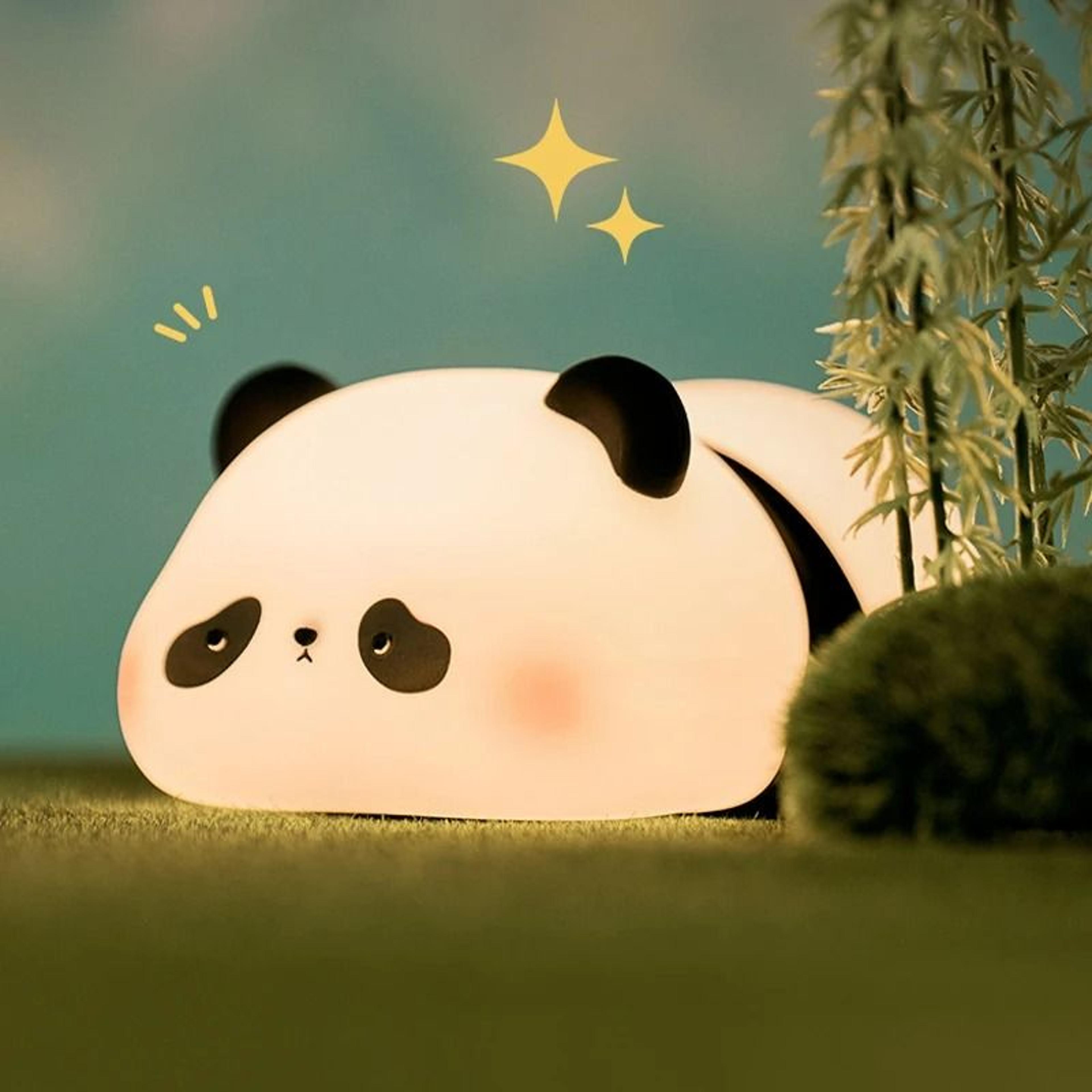 Panda Silicone Touch LED Night Light 6