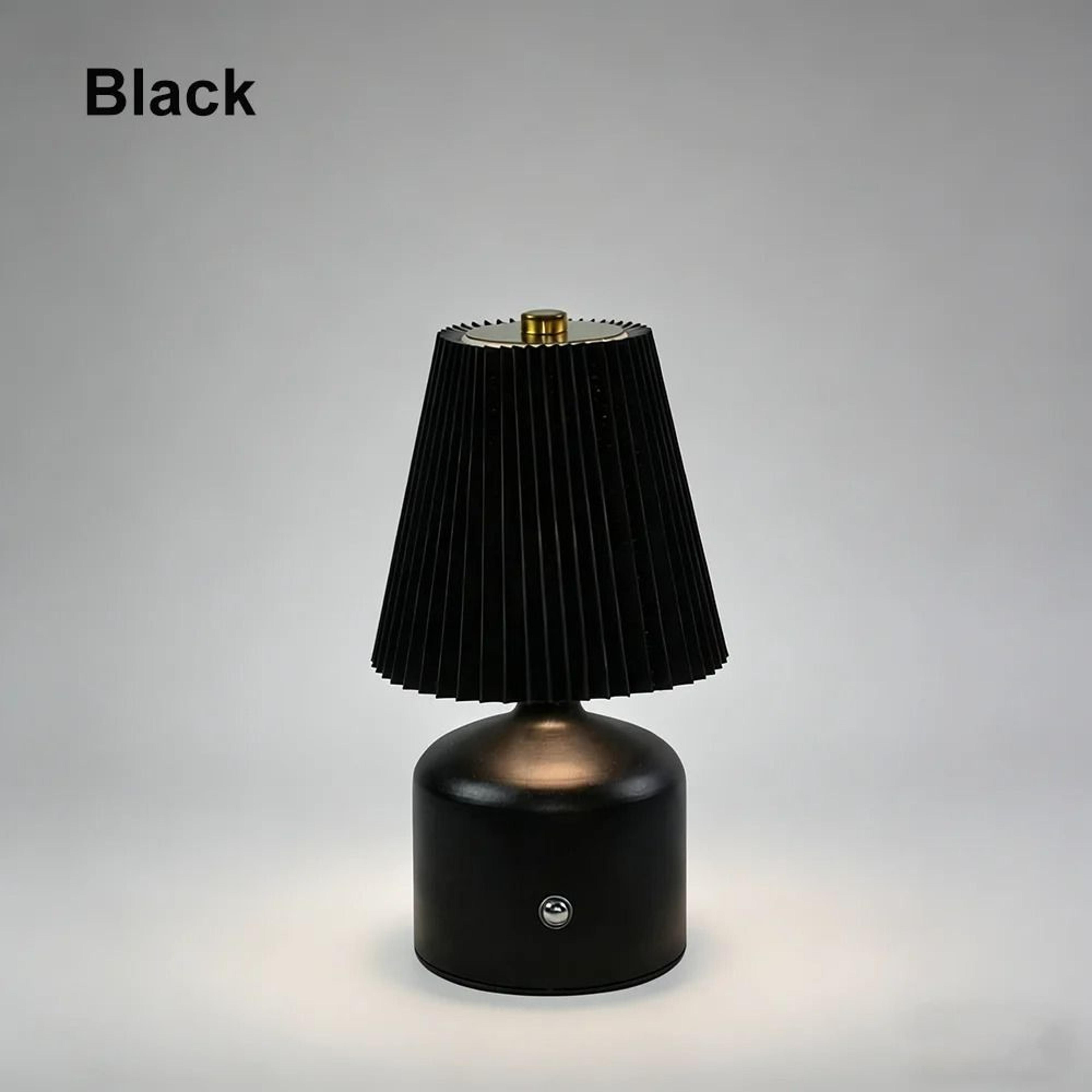 Bedroom Fabric Shade LED Night Light Table Lamp 9
