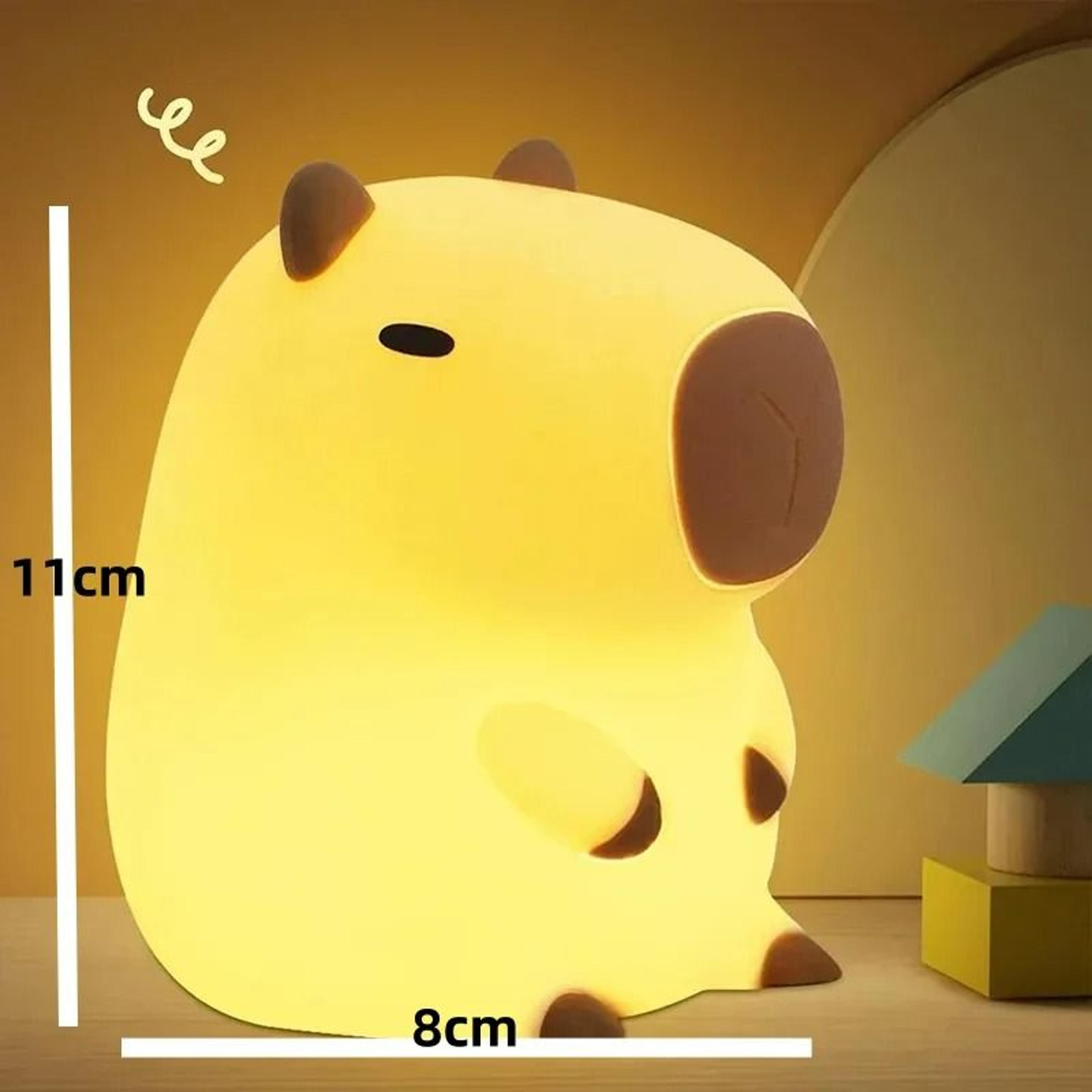Silicone Capybara Cute LED Night Light 7