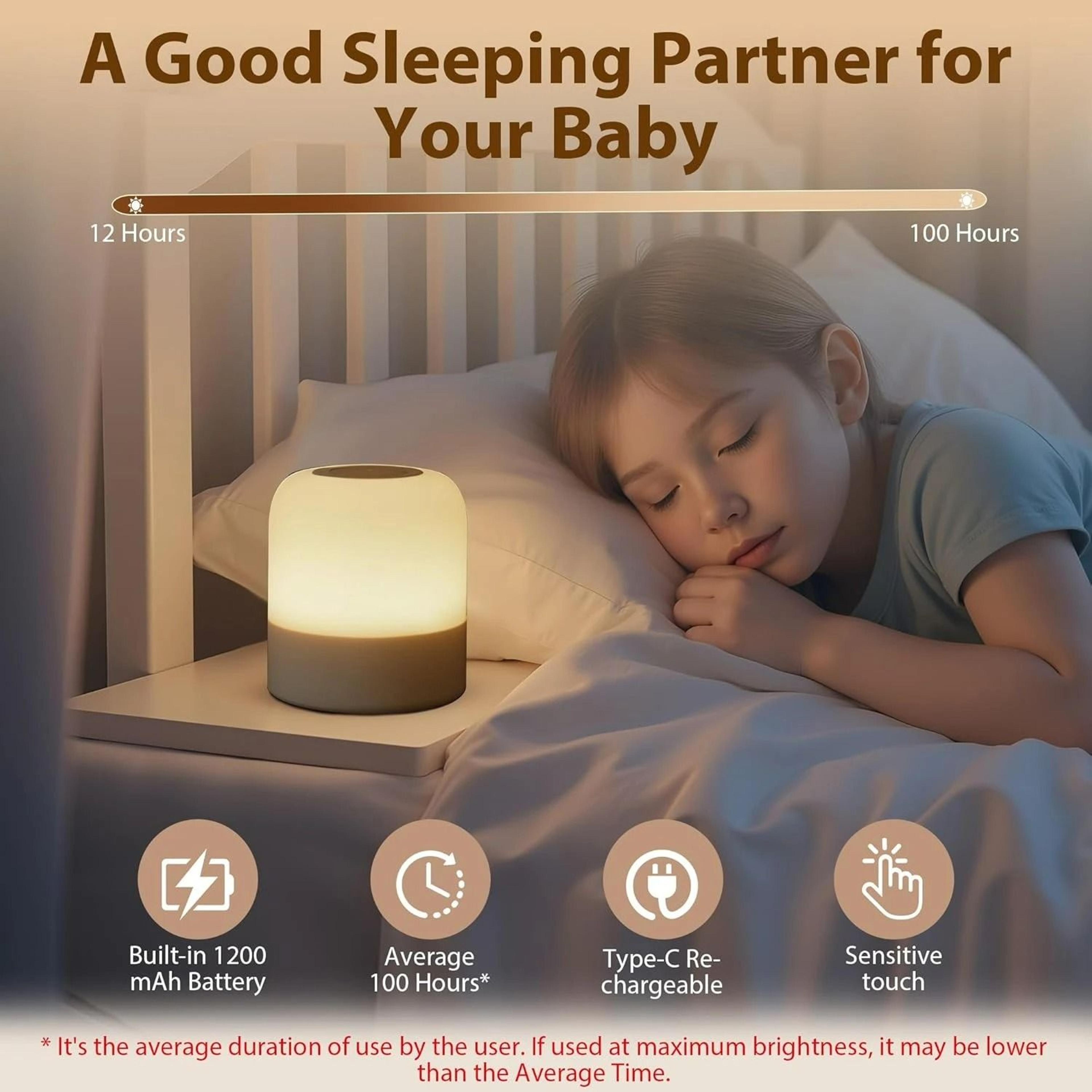 Portable EggShaped Nursery Night Light 6