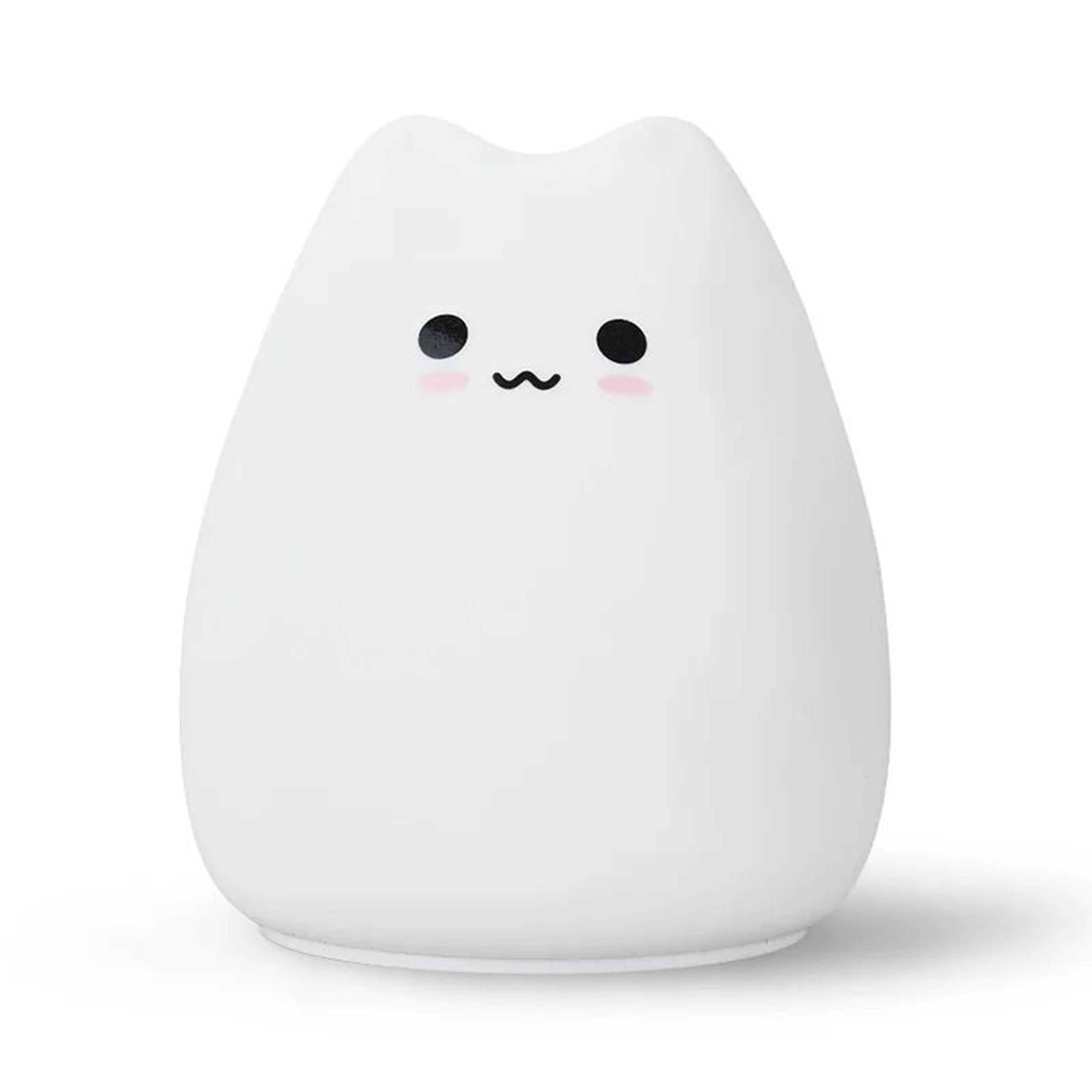 Kawaii Mini Cat Silicone LED Night Light 8