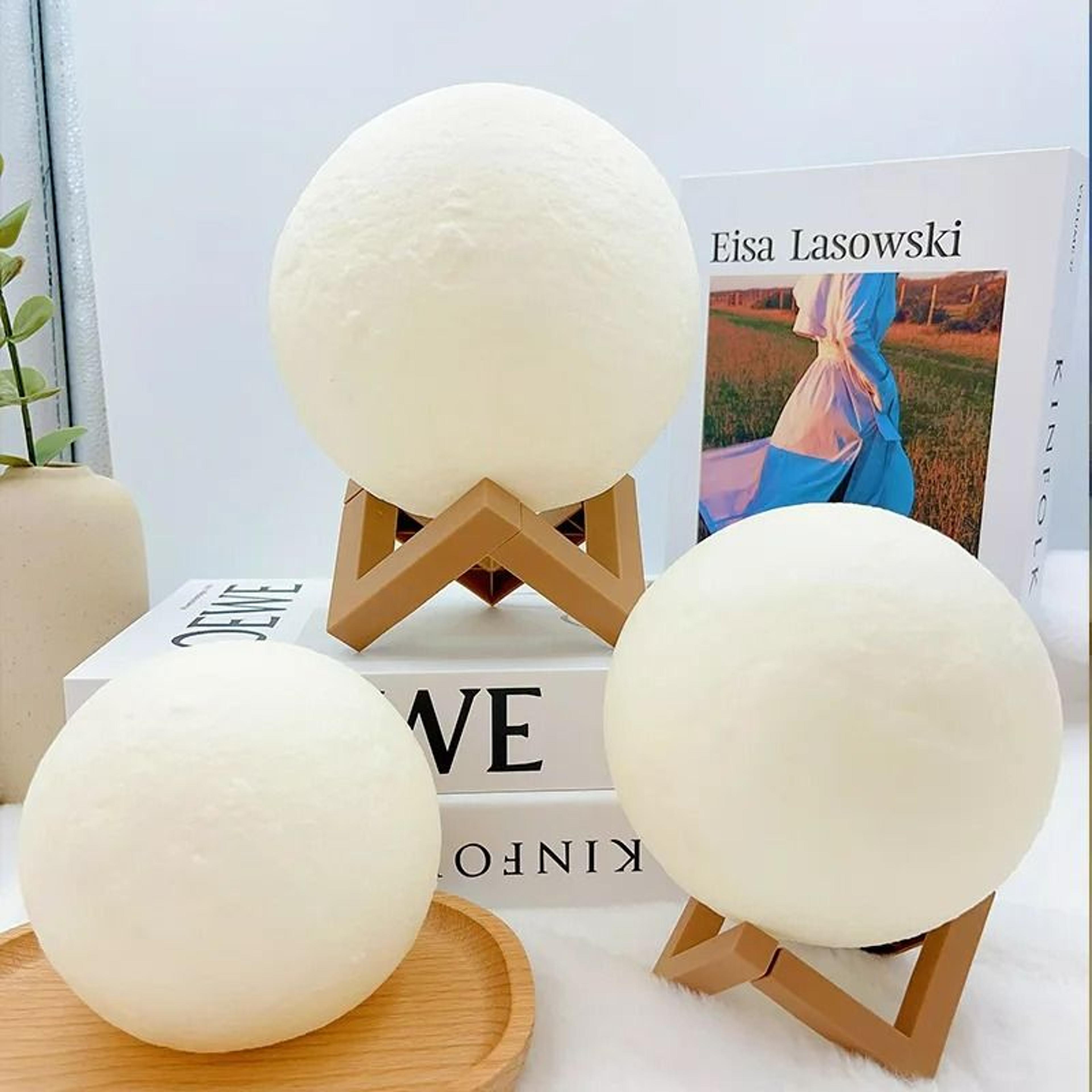 DIY HandPainted Moon LED Night Light Kit 2