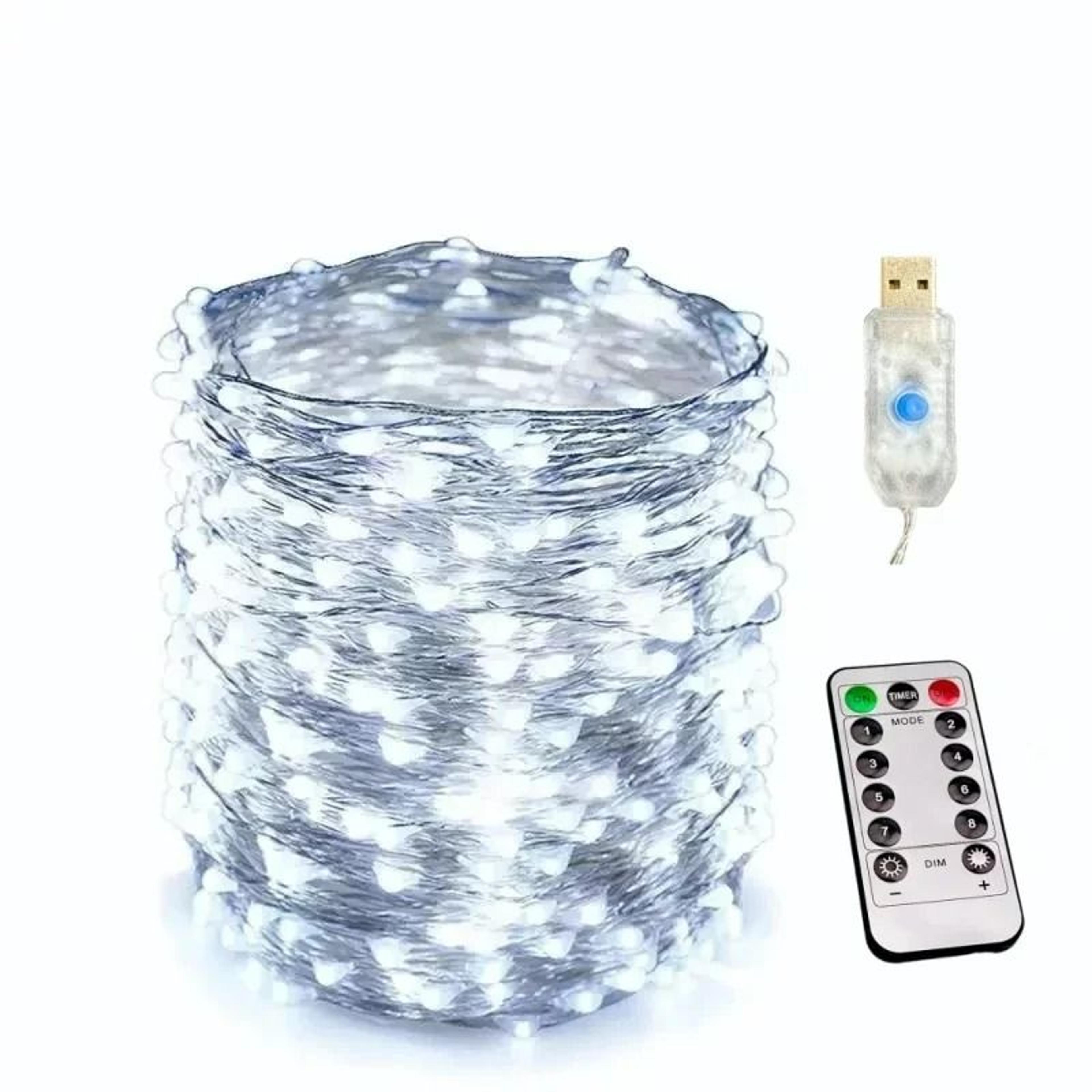 USB 8Mode RemoteControl LED String Lights 8