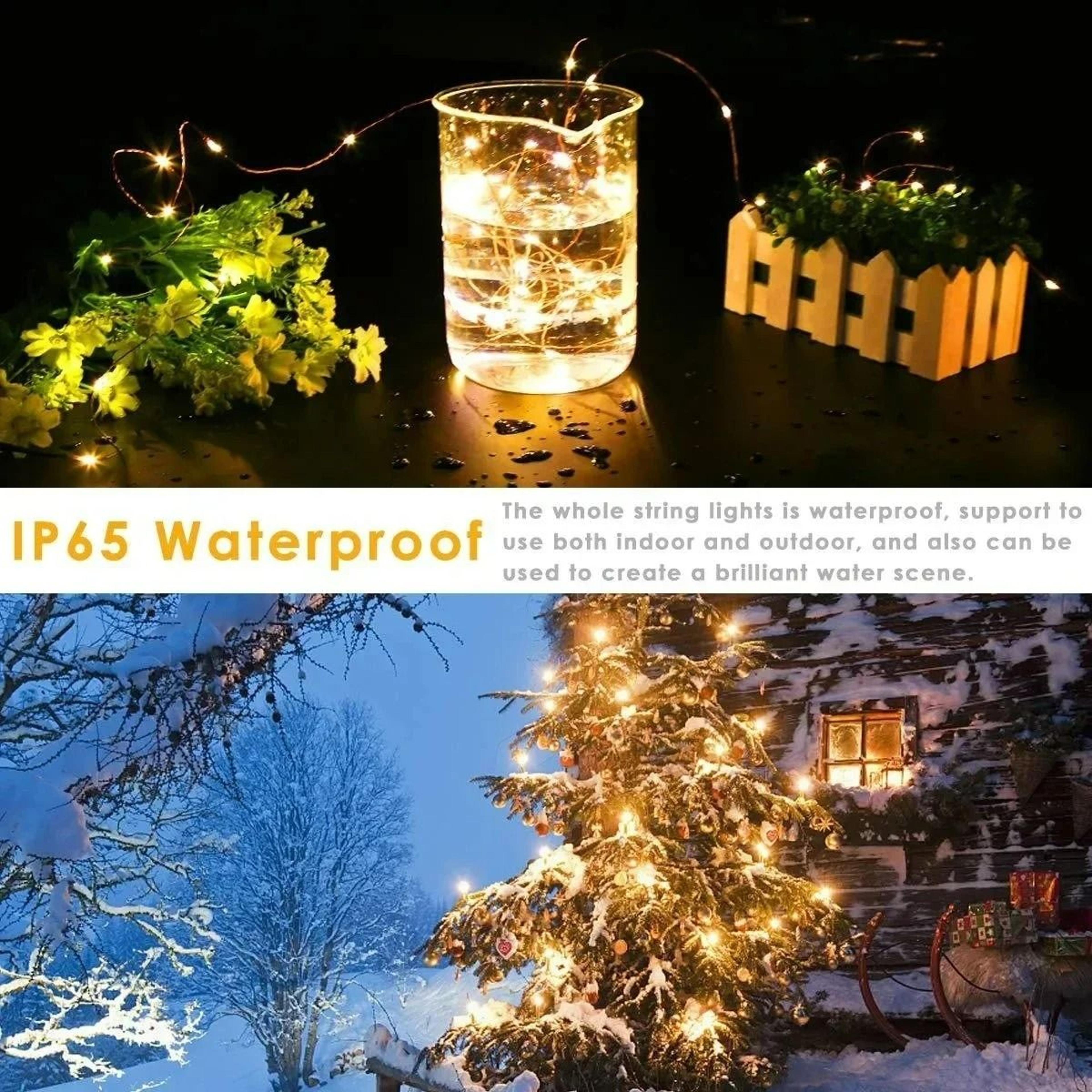 USB 8Mode RemoteControl LED String Lights 4