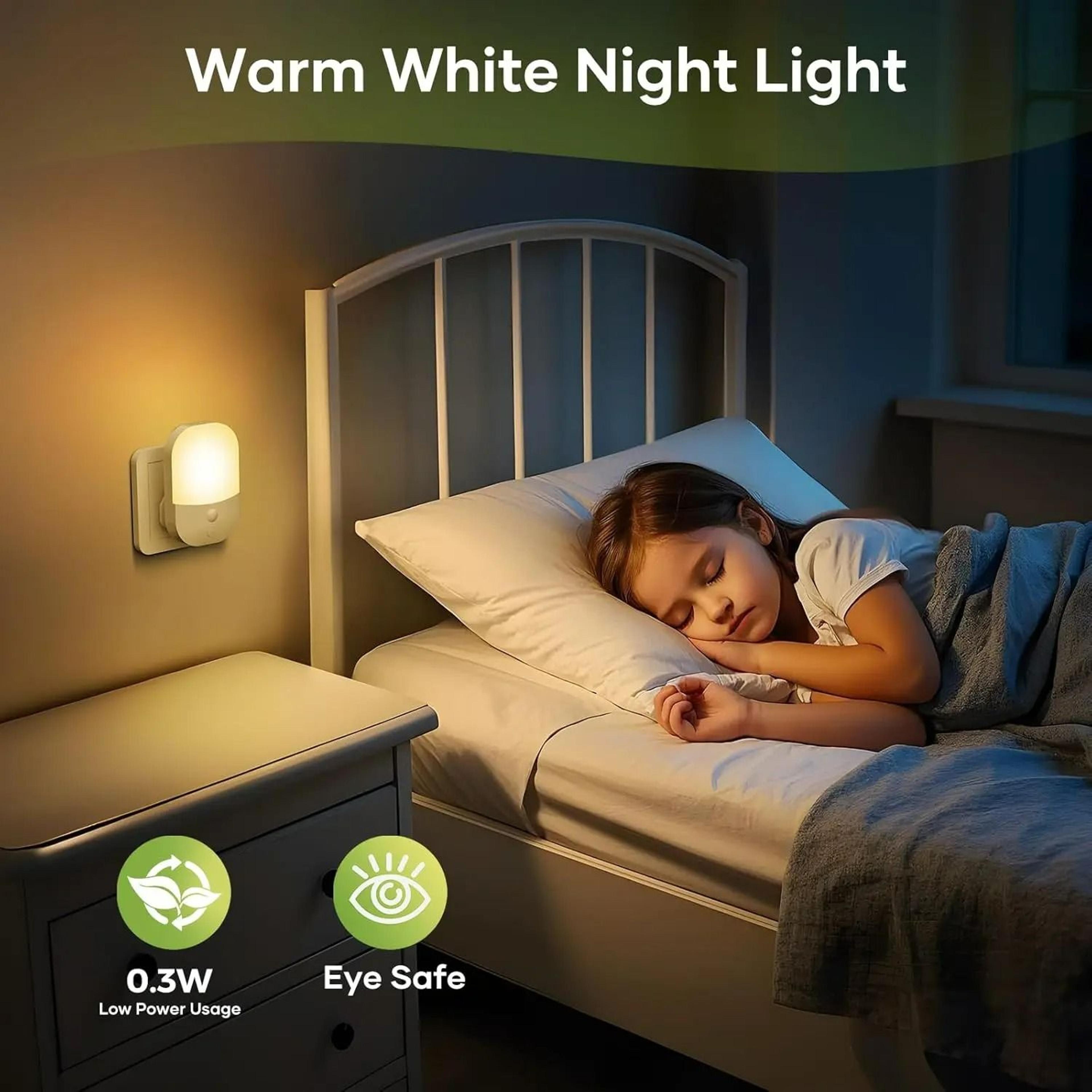 PlugIn LED Night Light With DusktoDawn Twilight Sensor 4