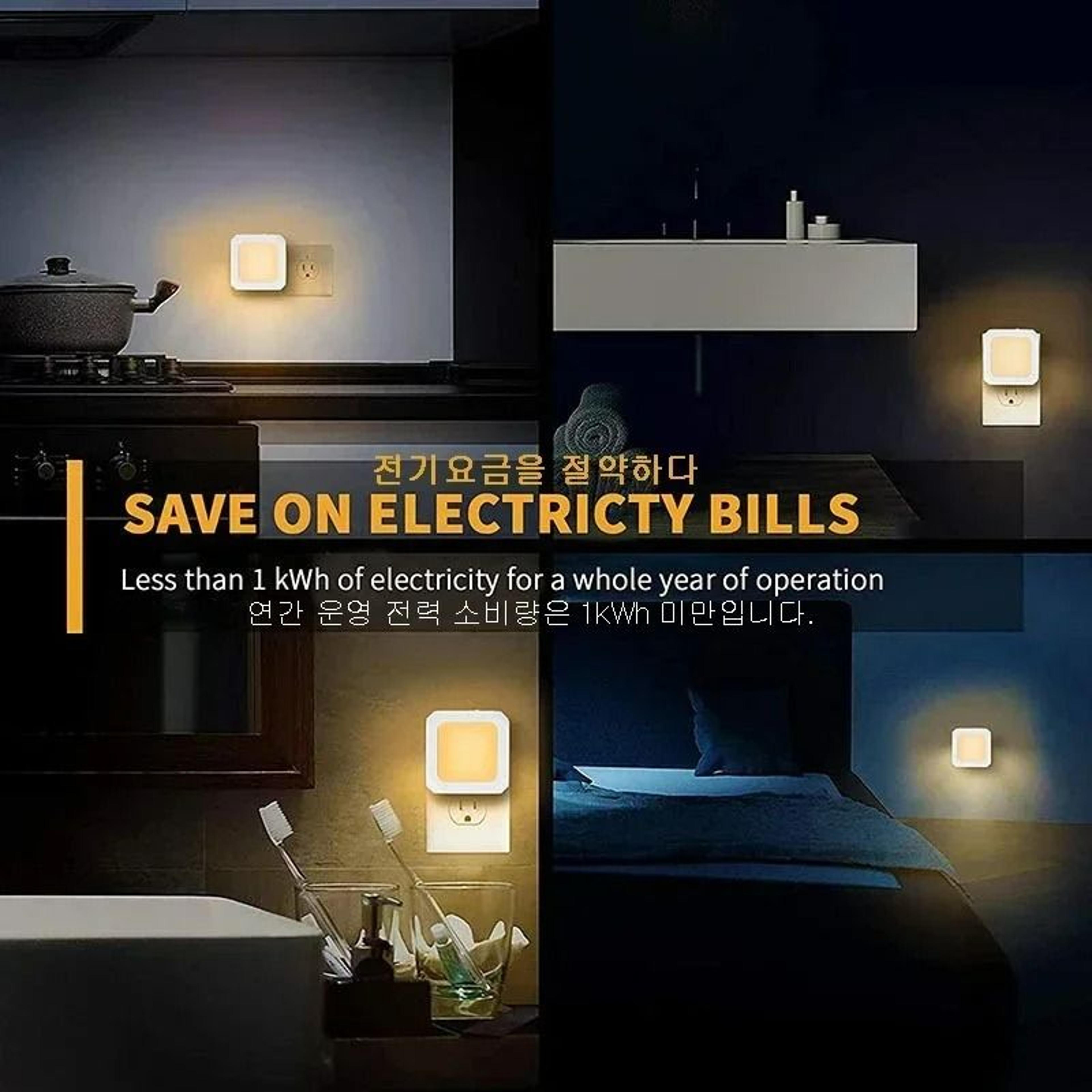 Mini Square PlugIn LED Night Light 6