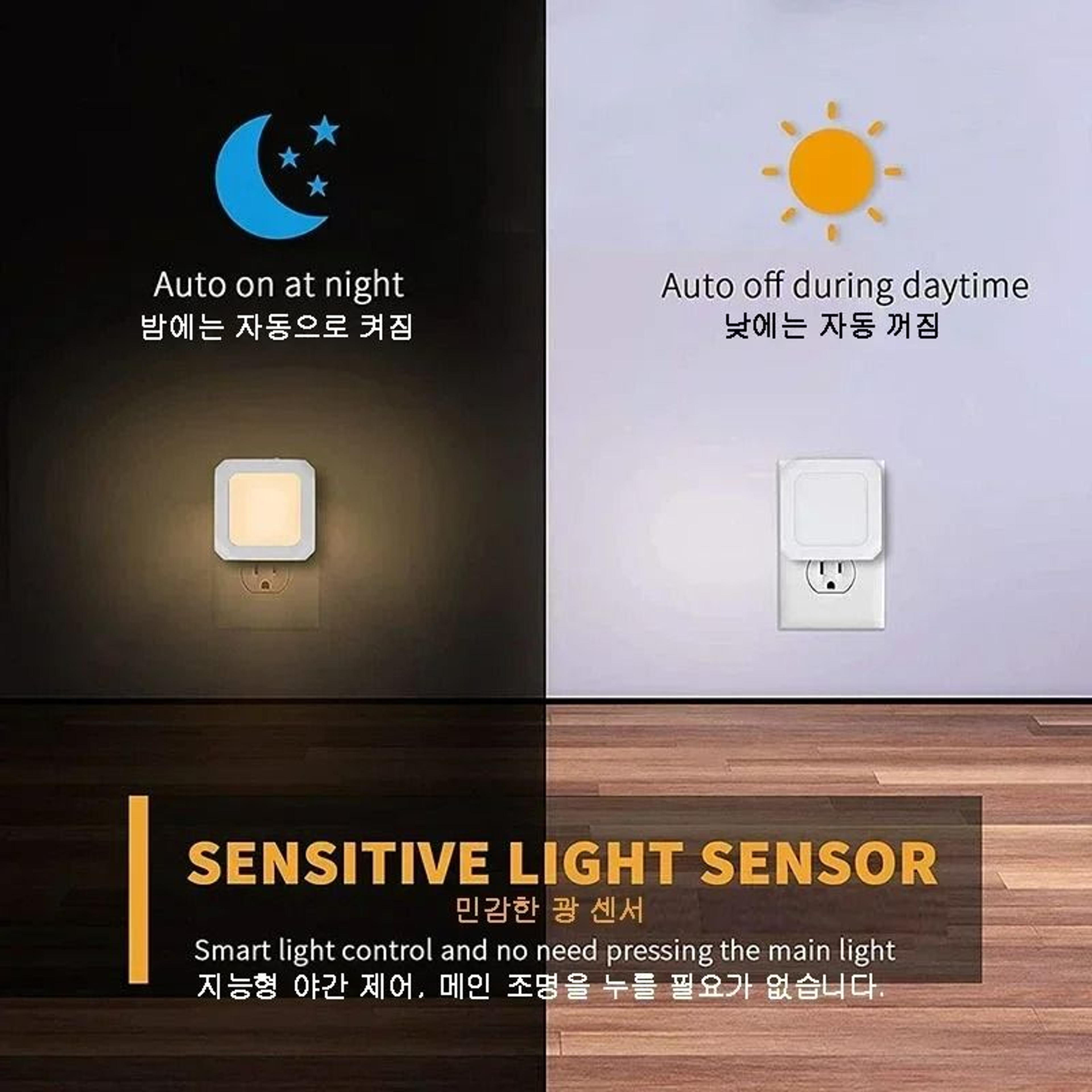 Mini Square PlugIn LED Night Light 3