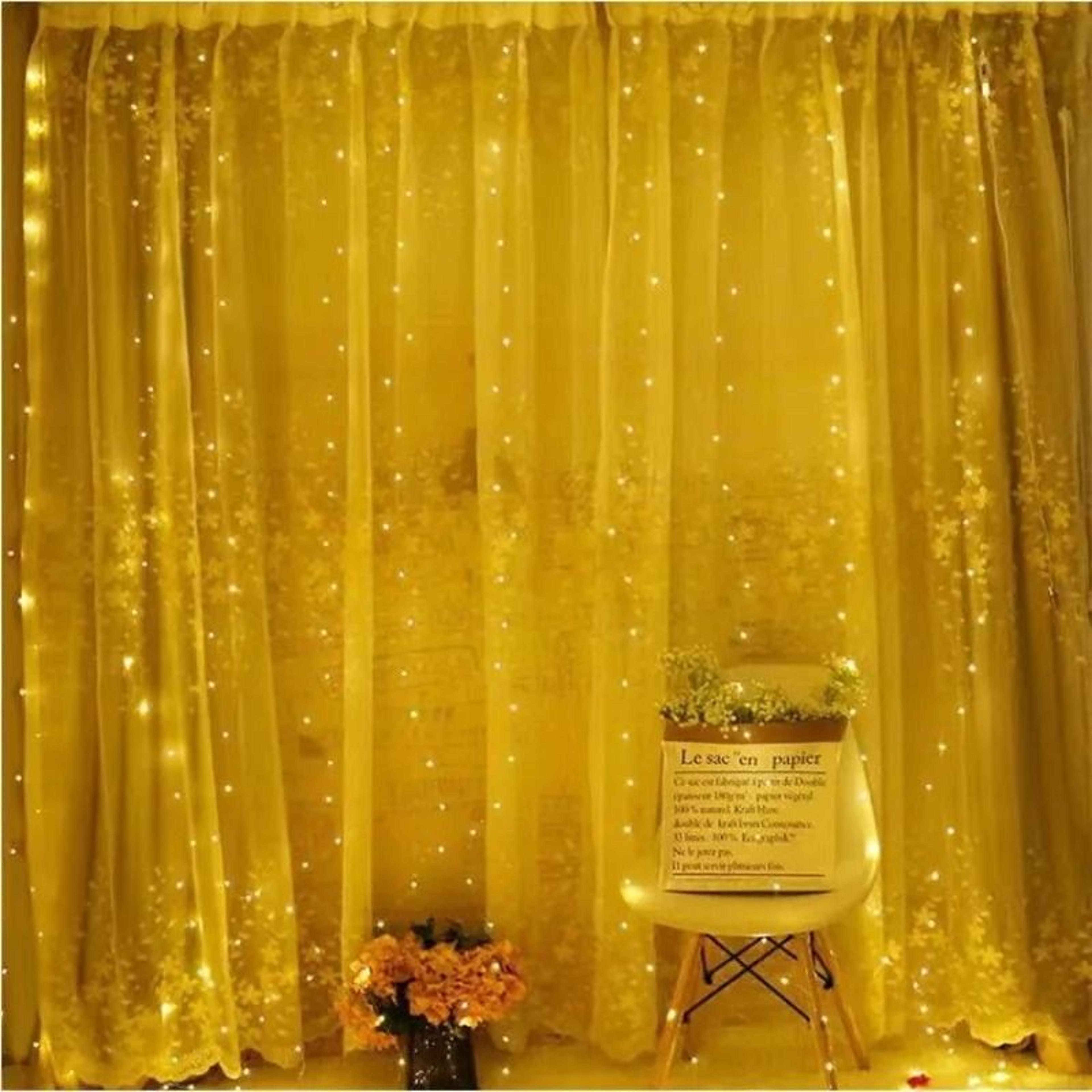 Elite USB Fairy Curtain Lights Remote Control Hanging String Lights 3