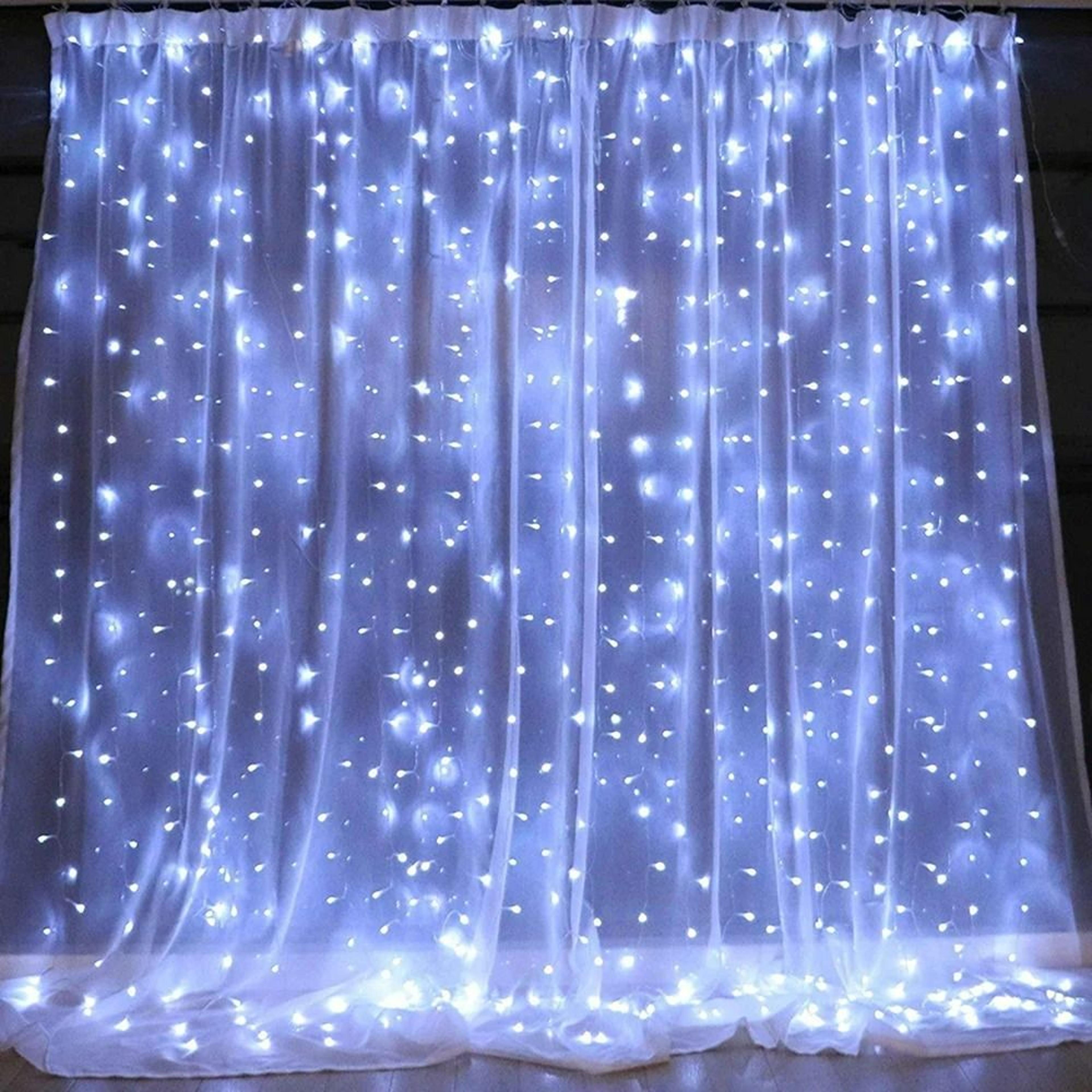 USB Connectable Fairy Curtain Lights Remote Control String Lights 9