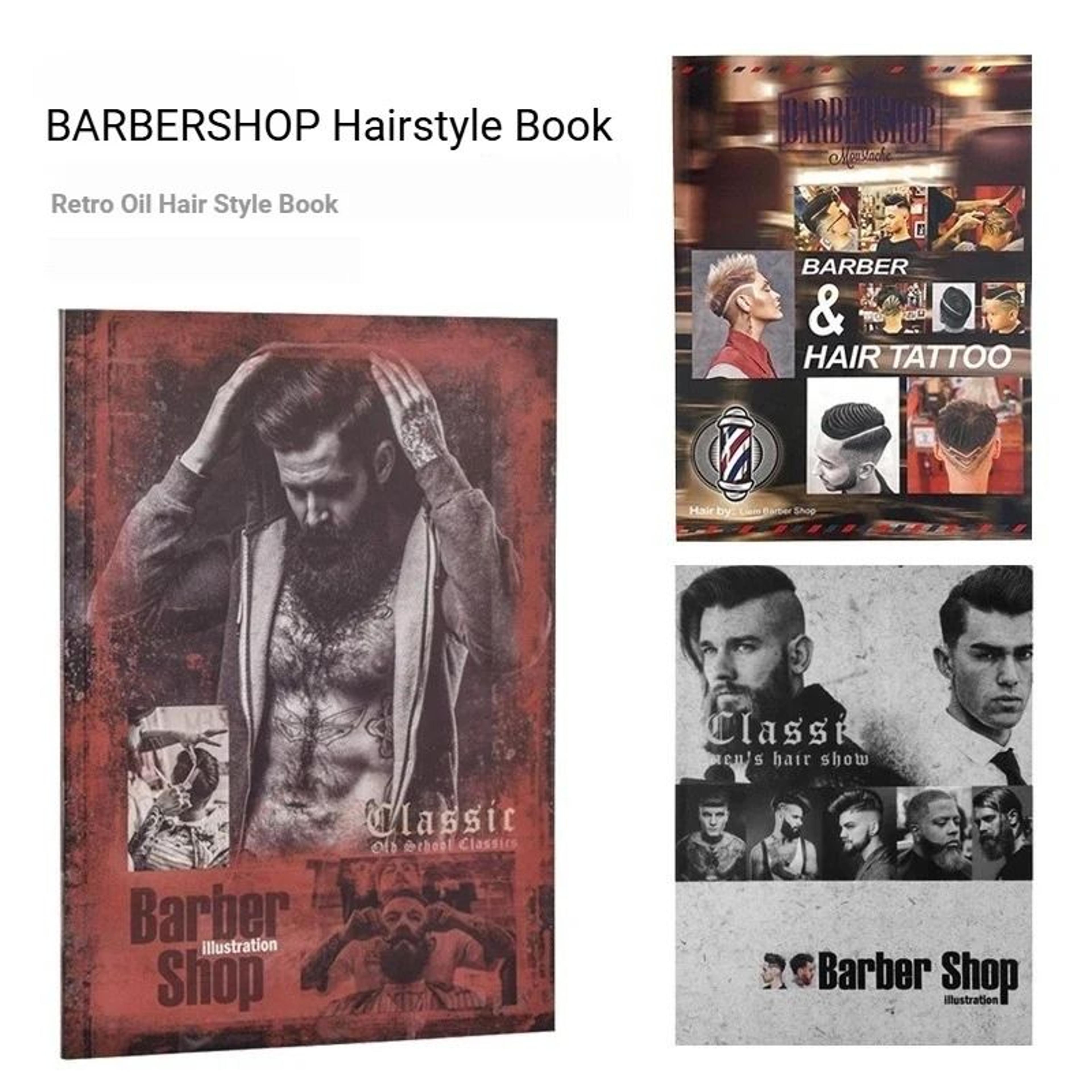 Barbershop Hairdressing Design Illustration Magazine Album 1
