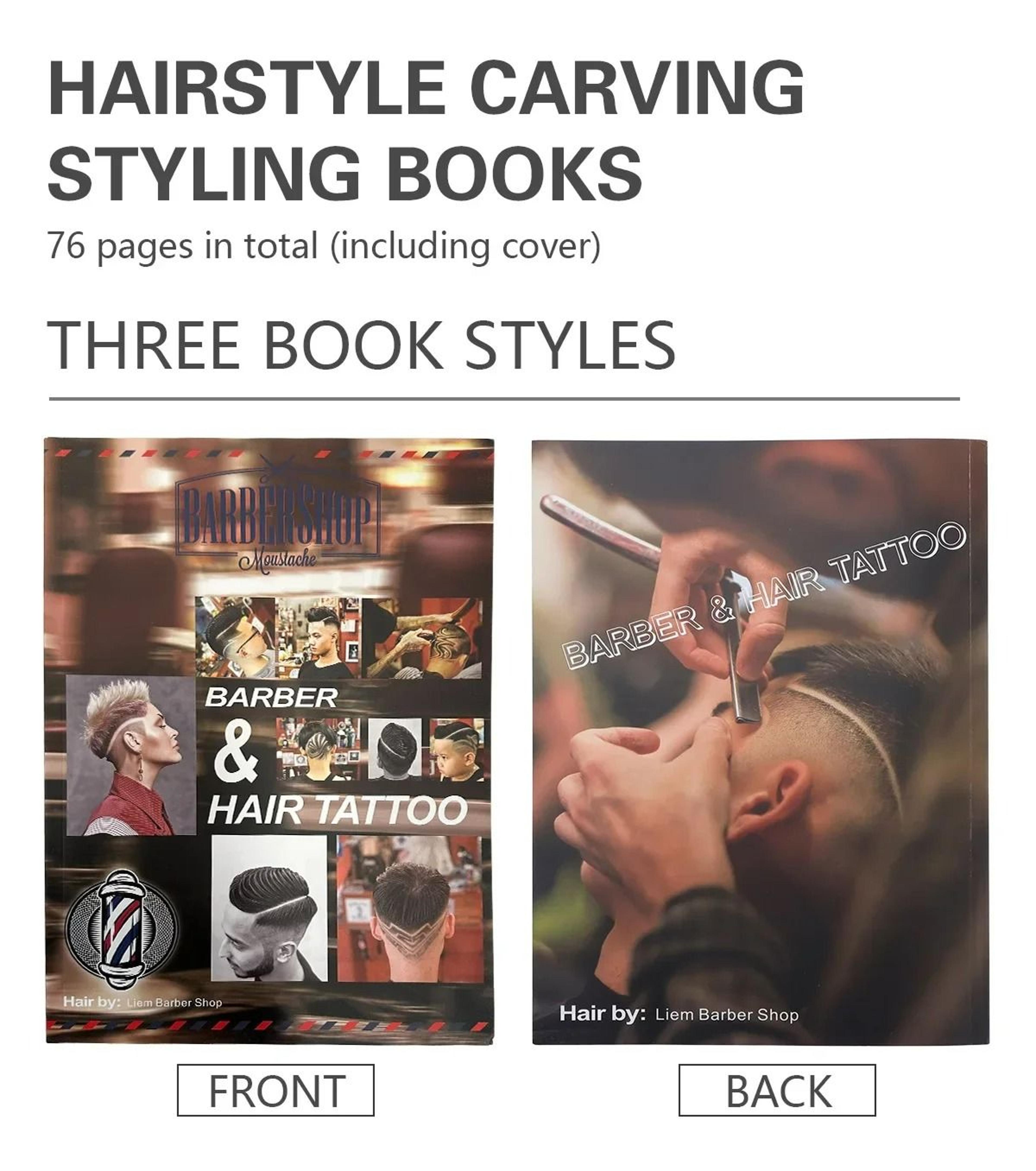 Barbershop Hairdressing Design Illustration Magazine Album 3