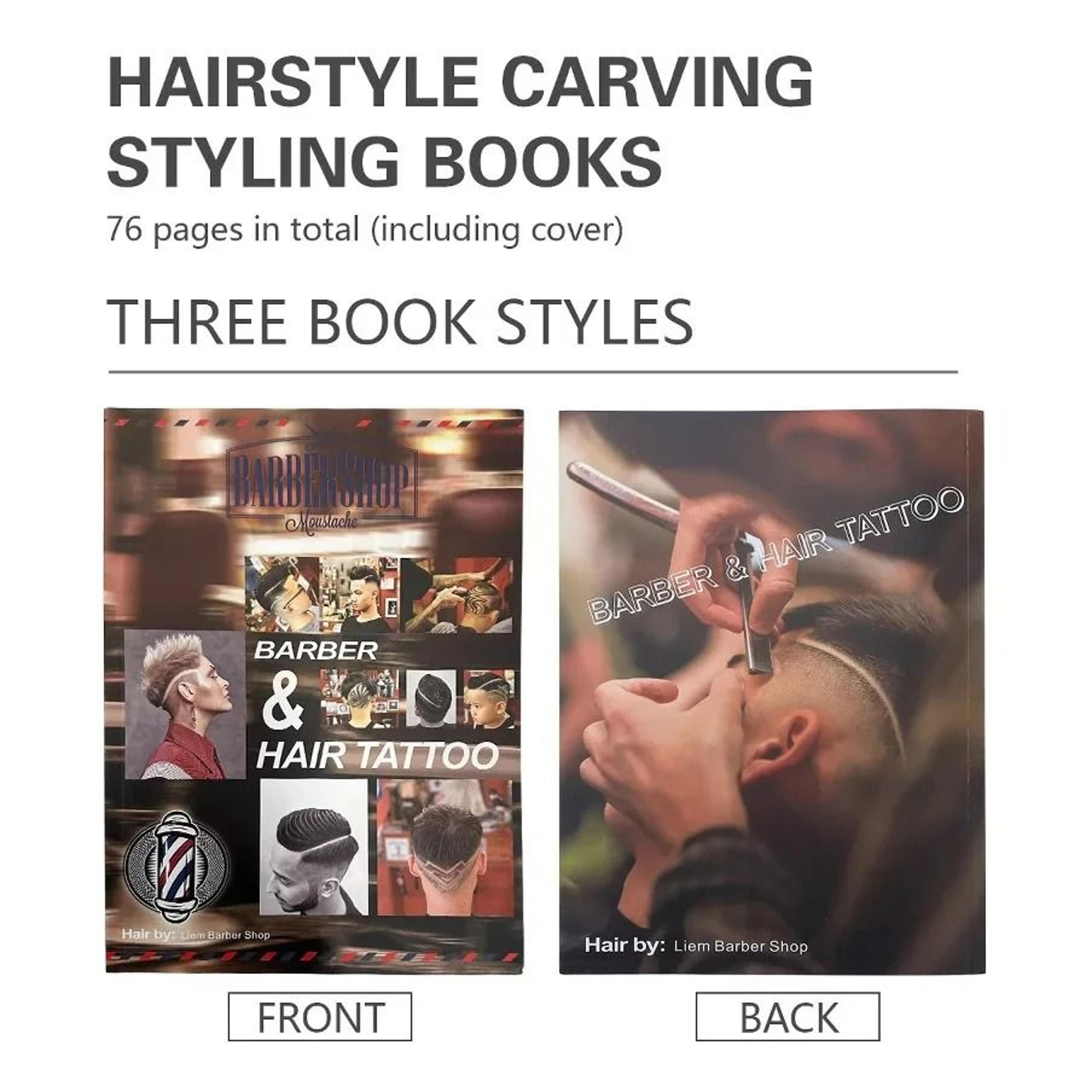 Barbershop Hairdressing Design Illustration Magazine Album 7