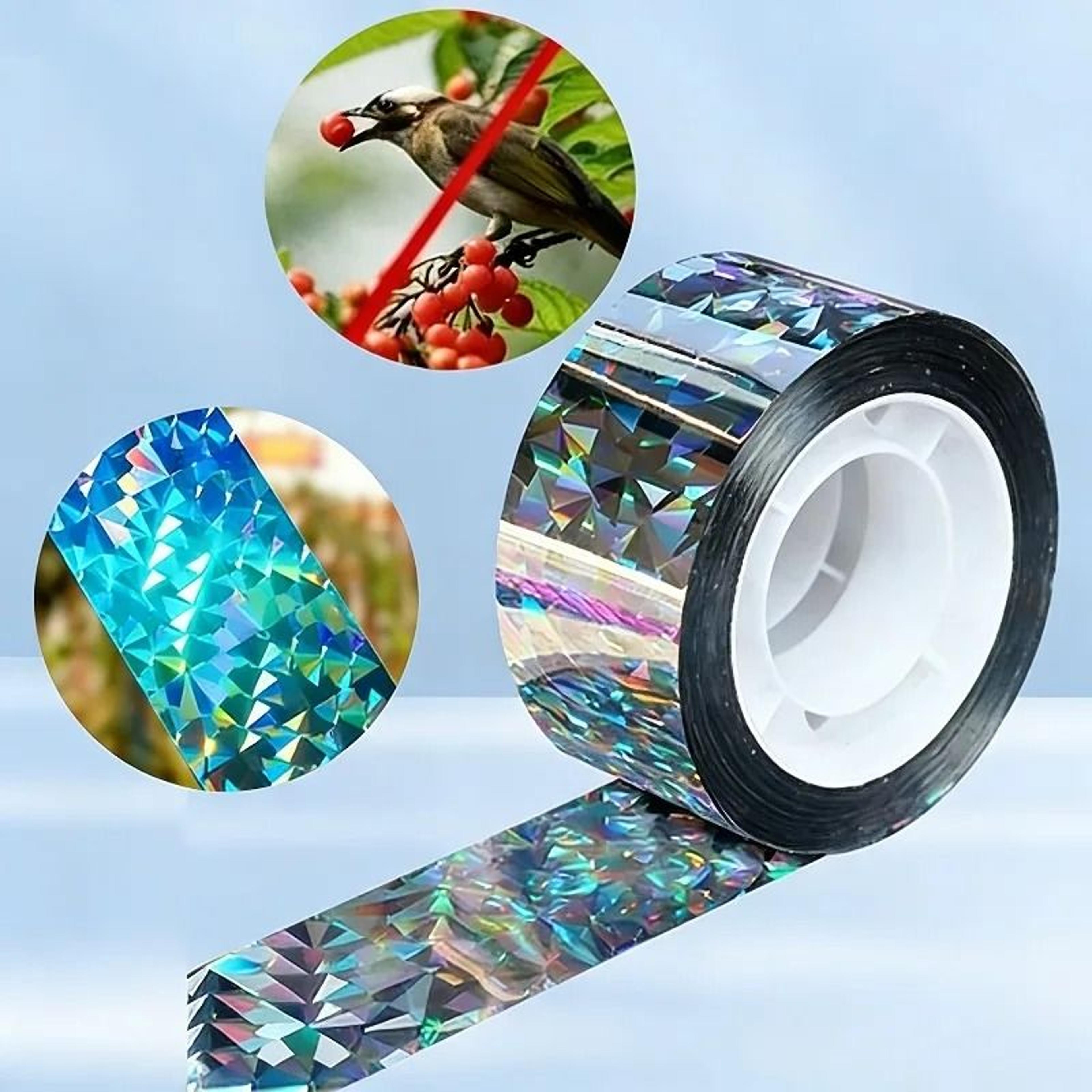 reflective holographic bird repellent scare tape