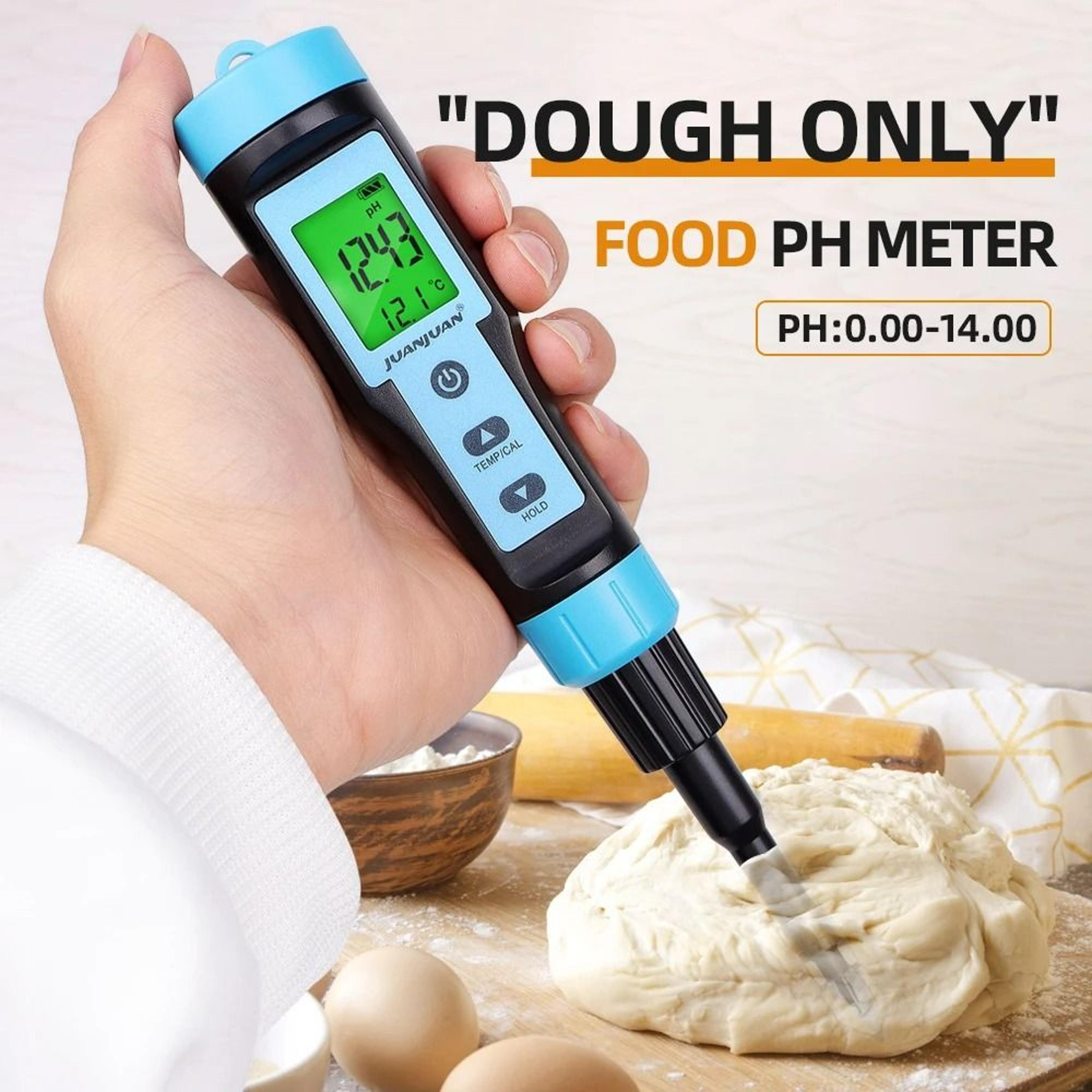 digital food ph meter and temperature tester pen