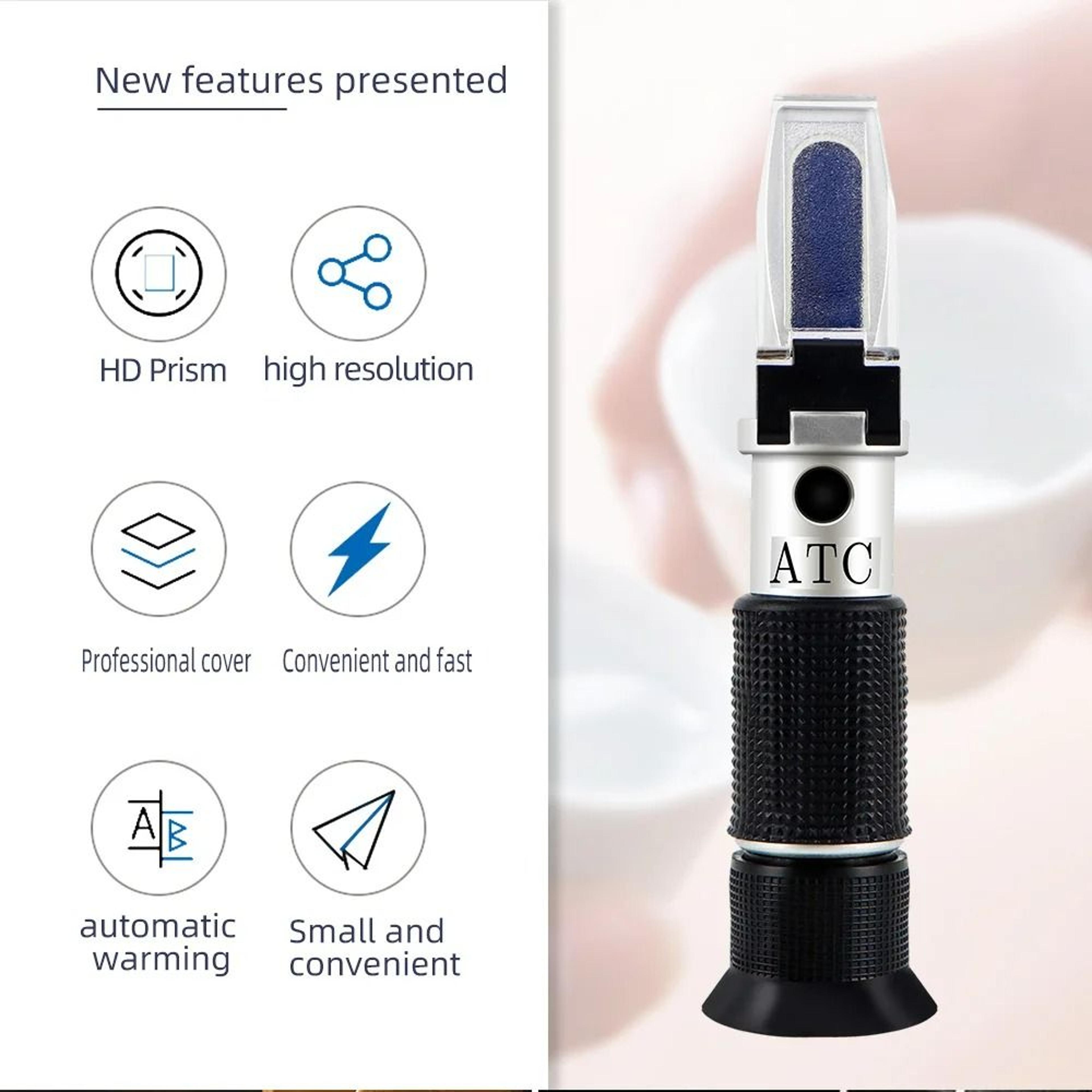 handheld optical alcohol spirits refractometer