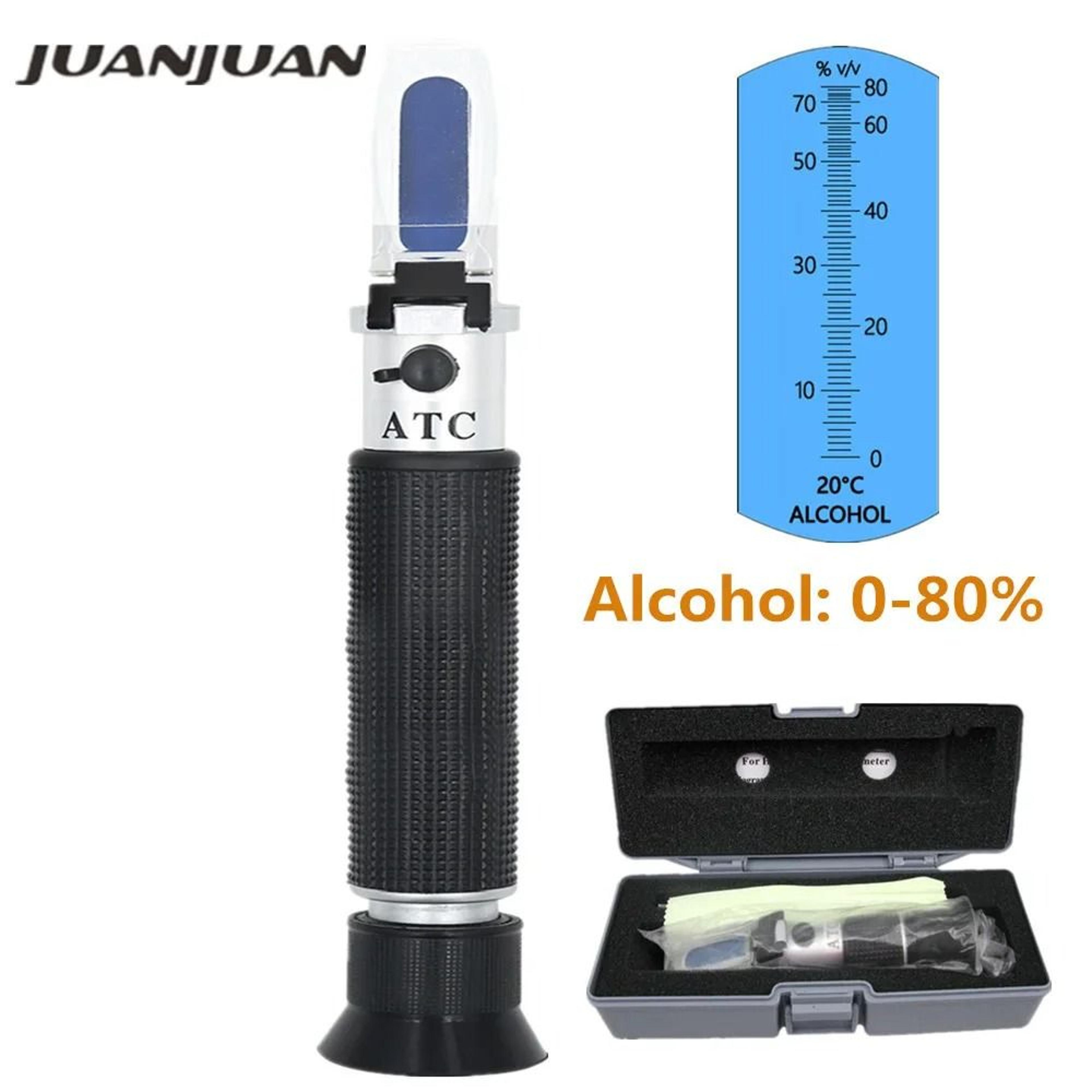 Handheld Optical Alcohol Spirits Refractometer 8