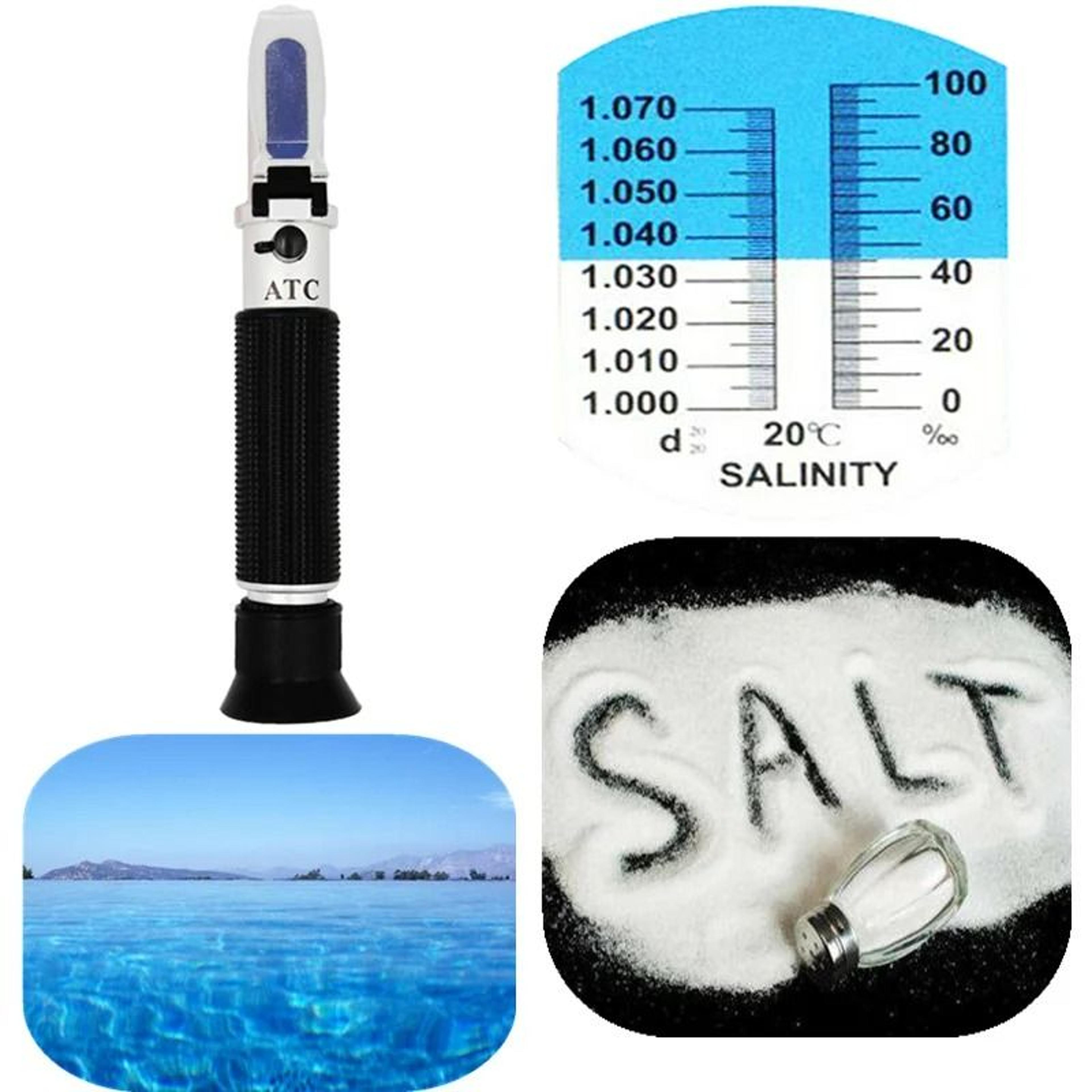 Handheld Aquarium Saltwater Salinity Refractometer 2