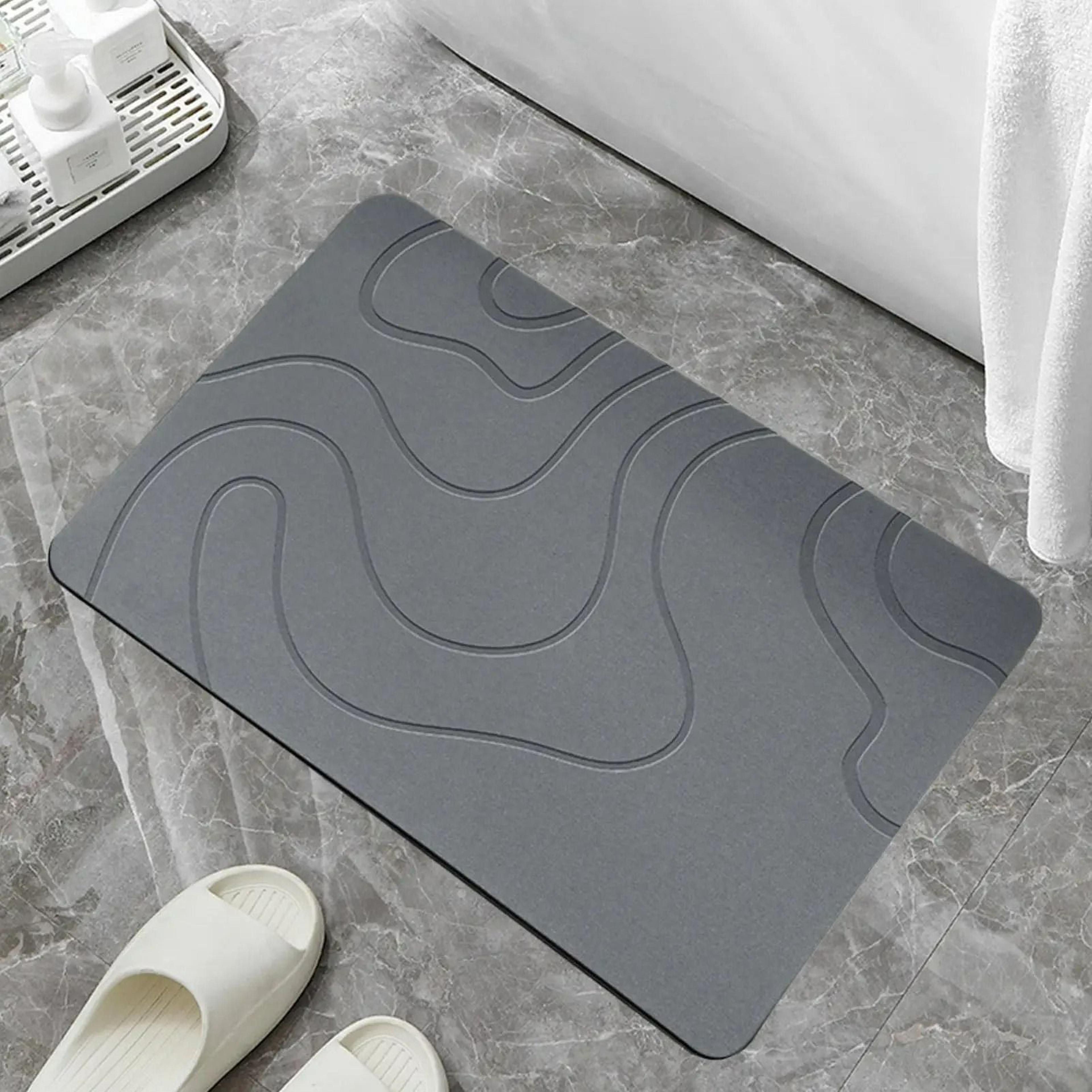 soft diatomite quick-drying non-slip bath mat