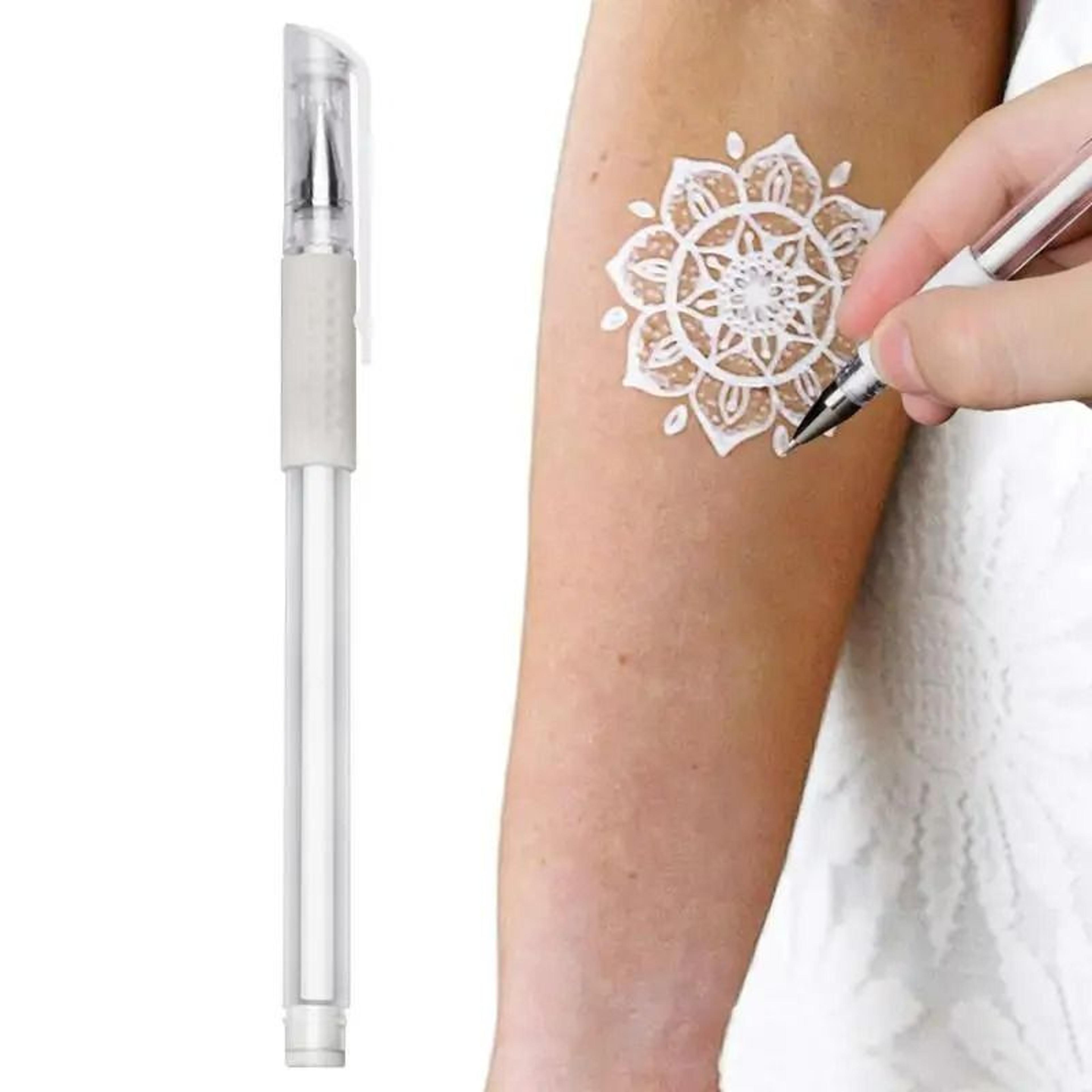 surgical white eyebrow skin marker pen