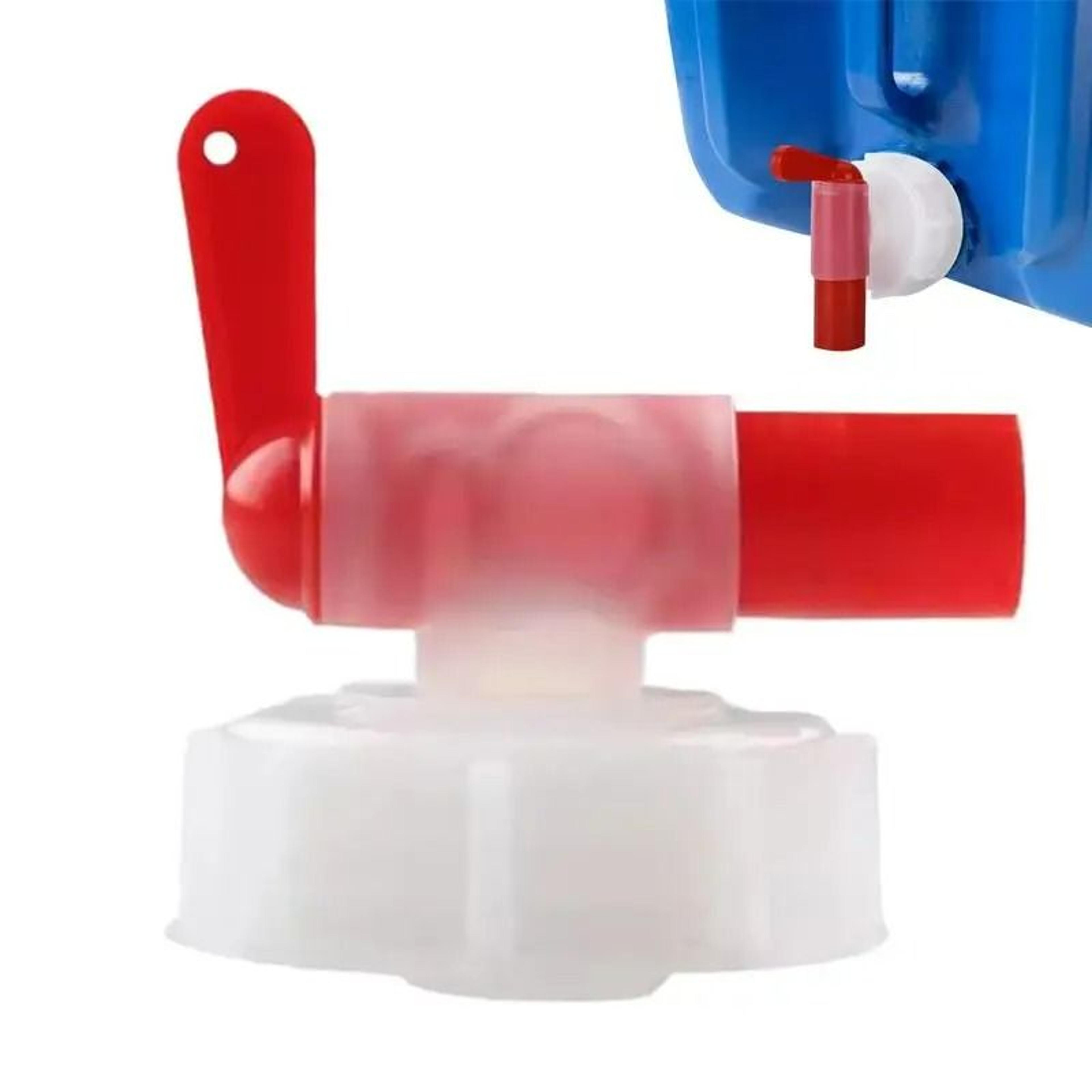 ibc tank tap adapter with threaded faucet valve