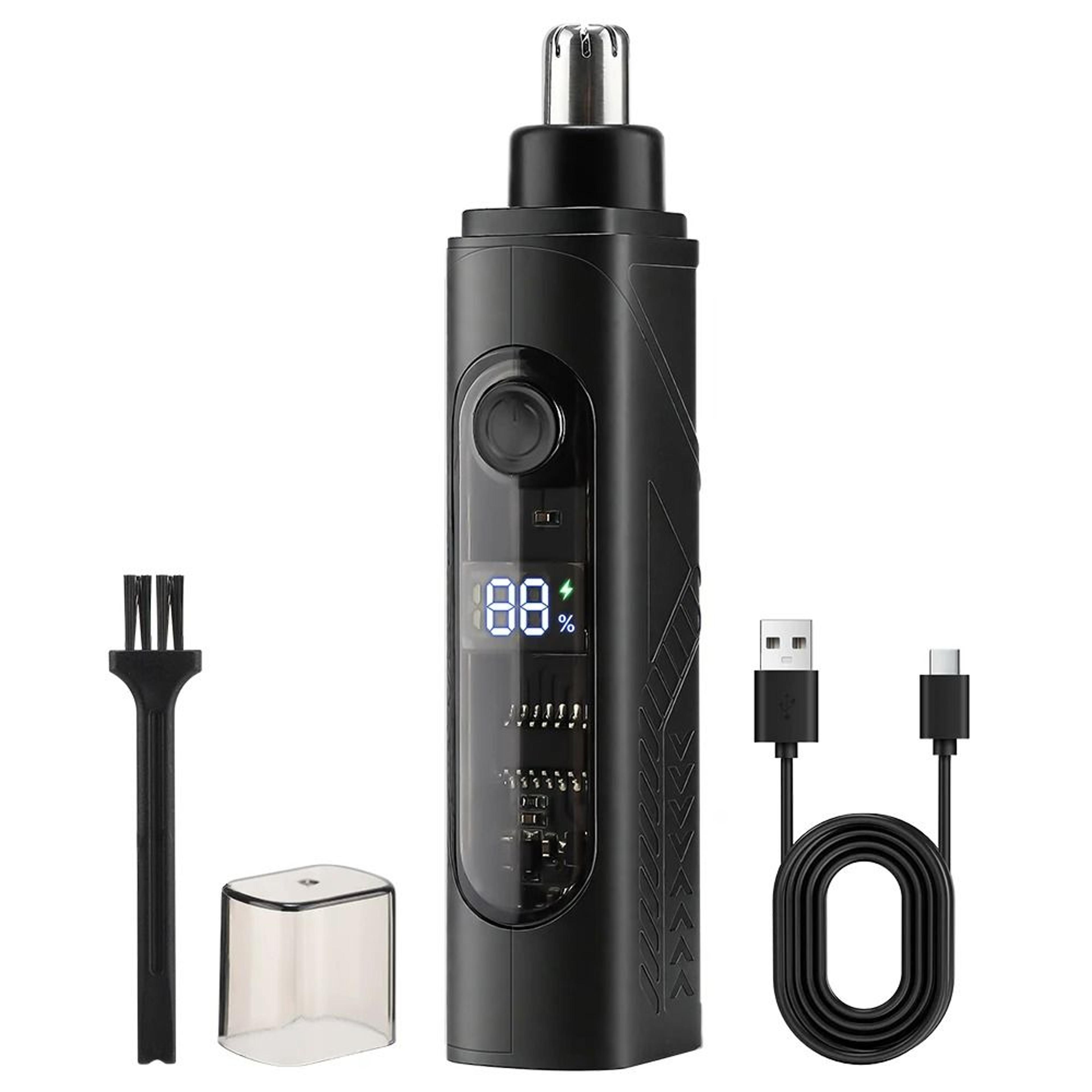 unisex rechargeable nose & ear hair trimmer