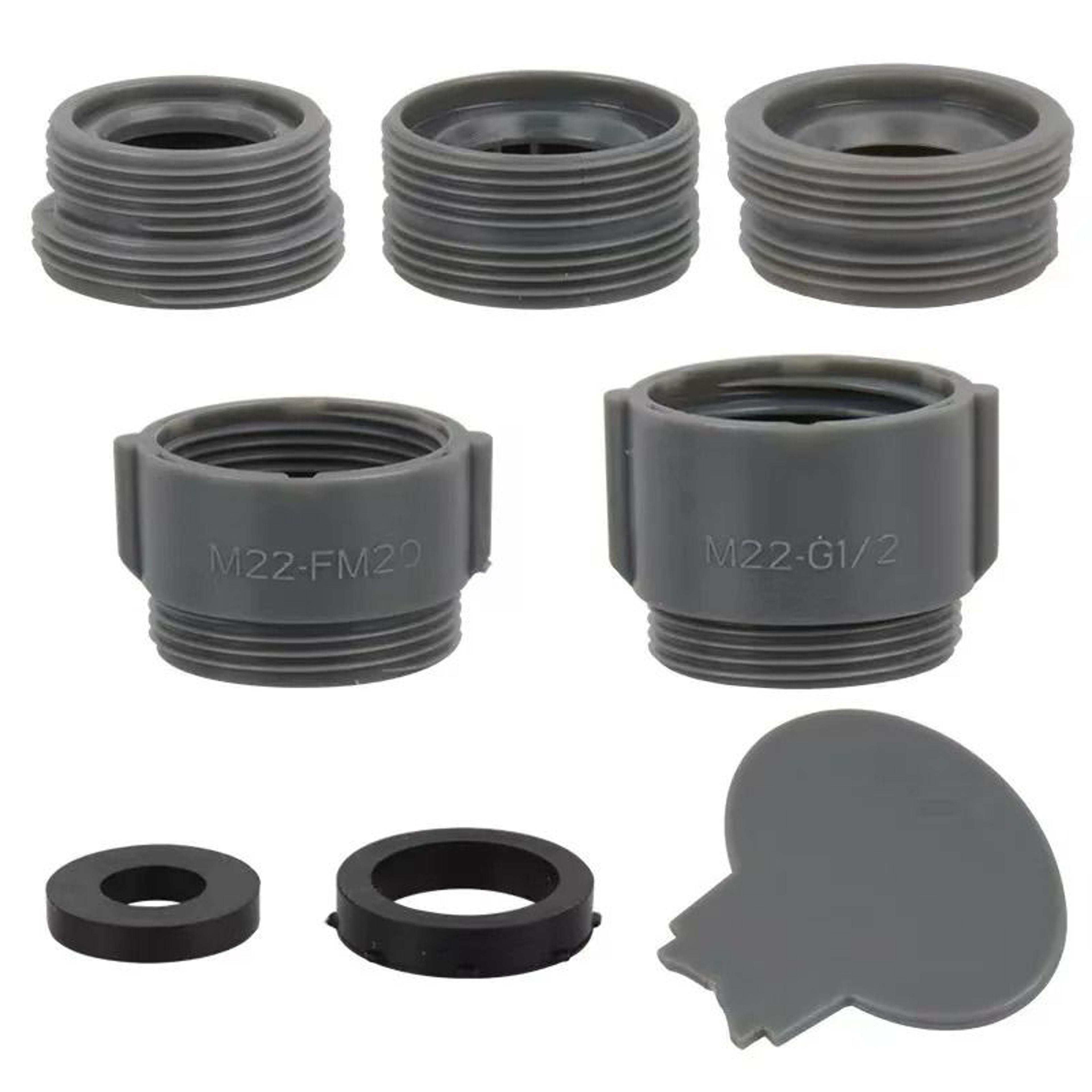 universal abs threaded faucet adapter & tap connector set