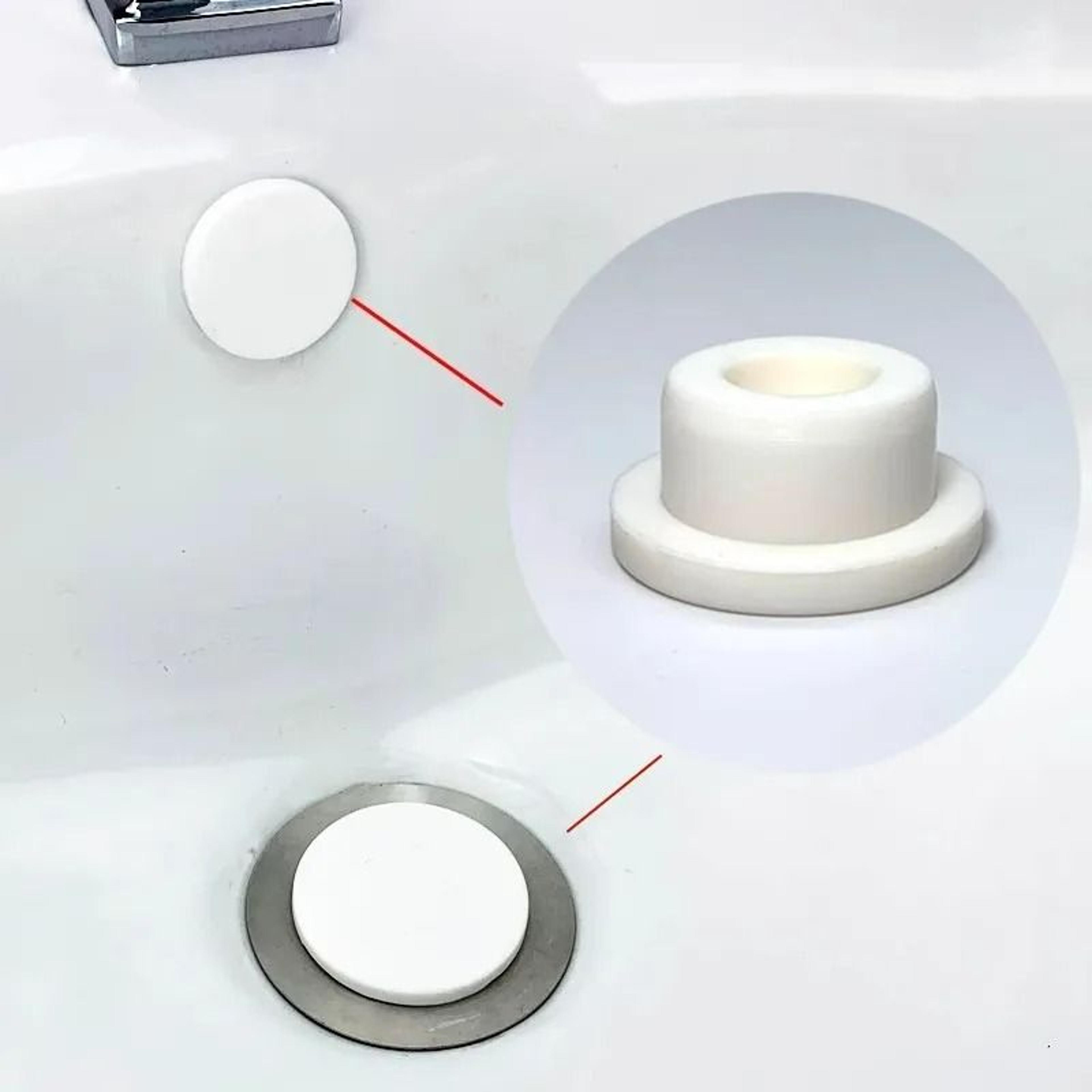 wash basin sink overflow hole cover ring & trim insert cap