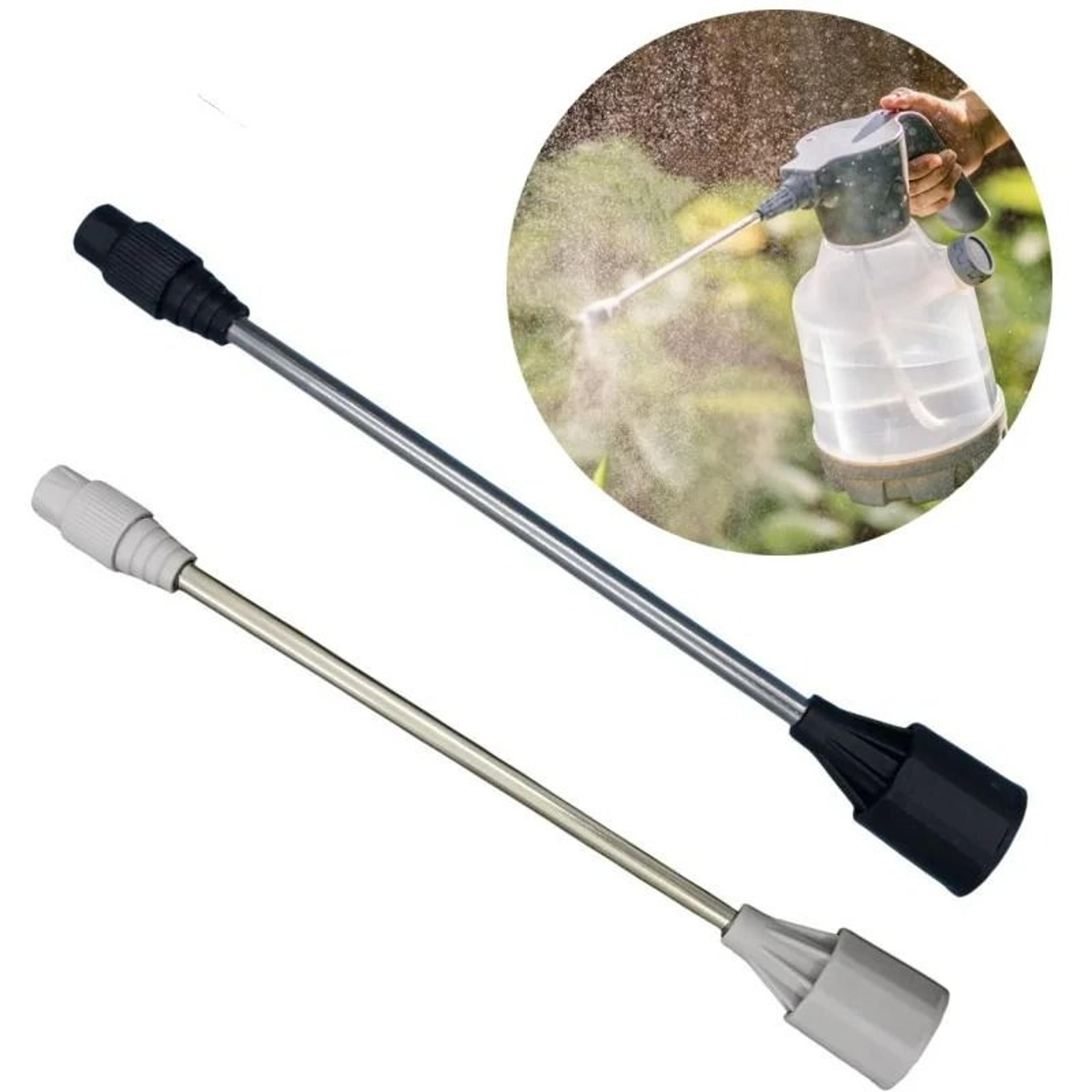 portable hand-operated pressure spray bottle with extension rod
