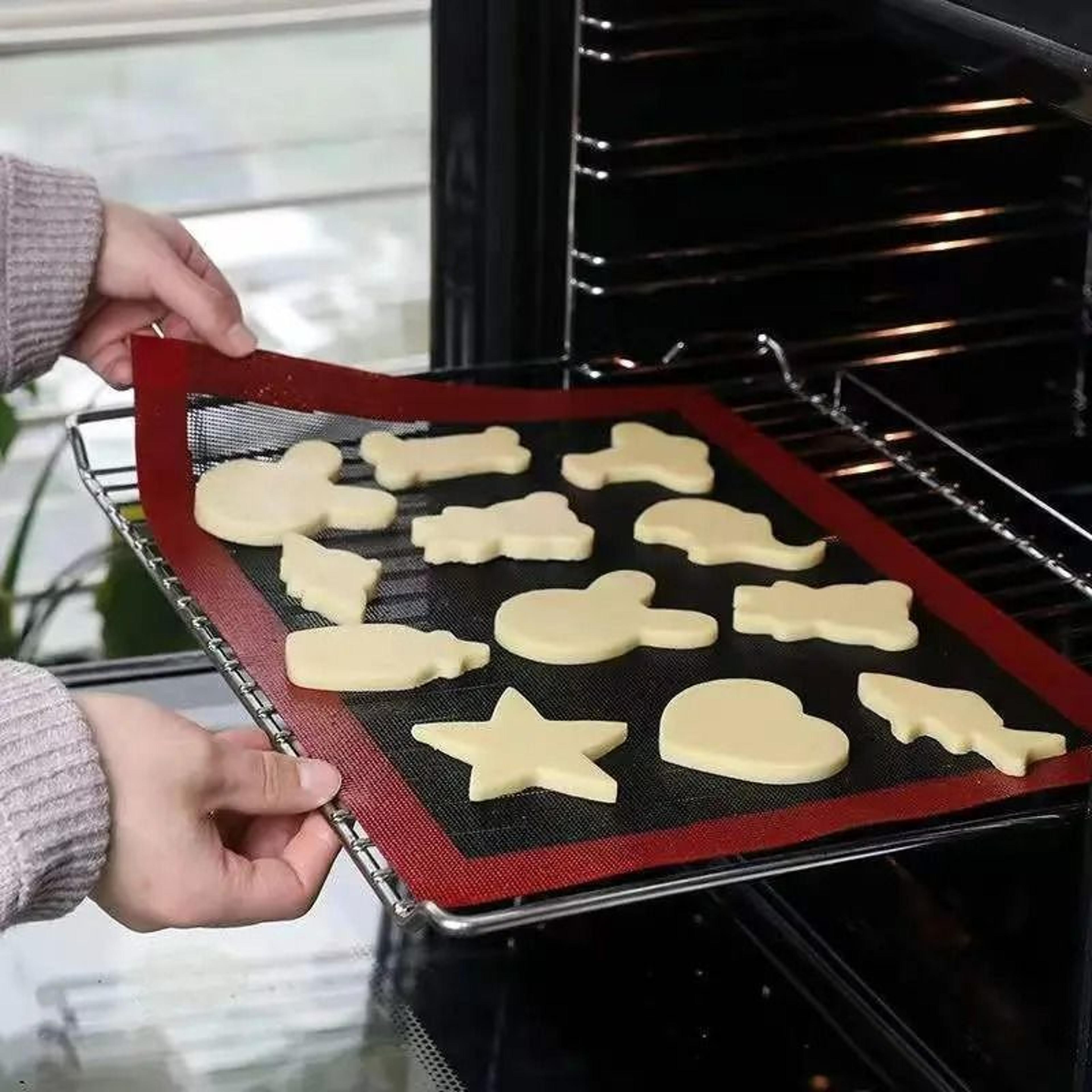 non-stick perforated silicone baking & mesh mat