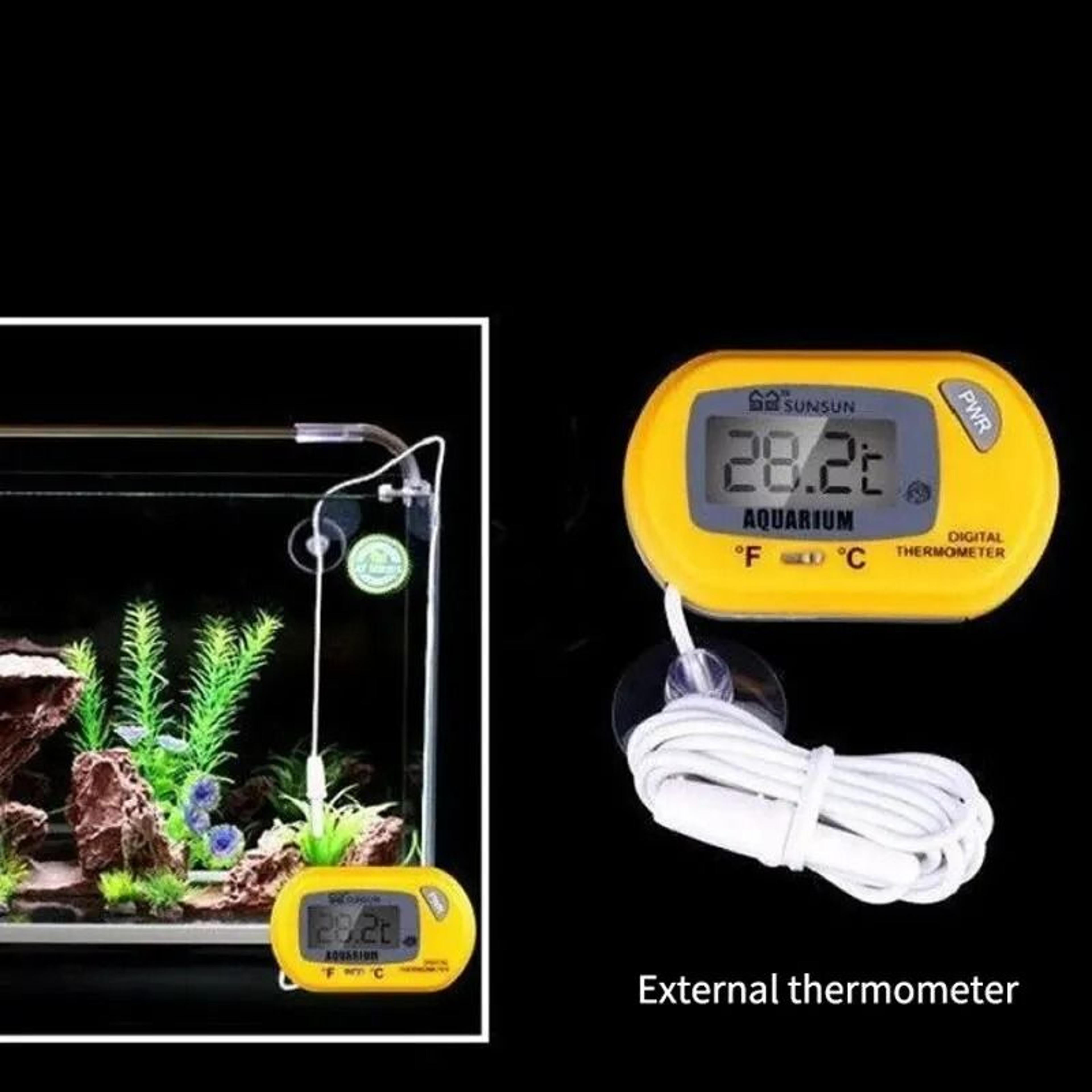 waterproof submersible digital aquarium & reptile thermometer